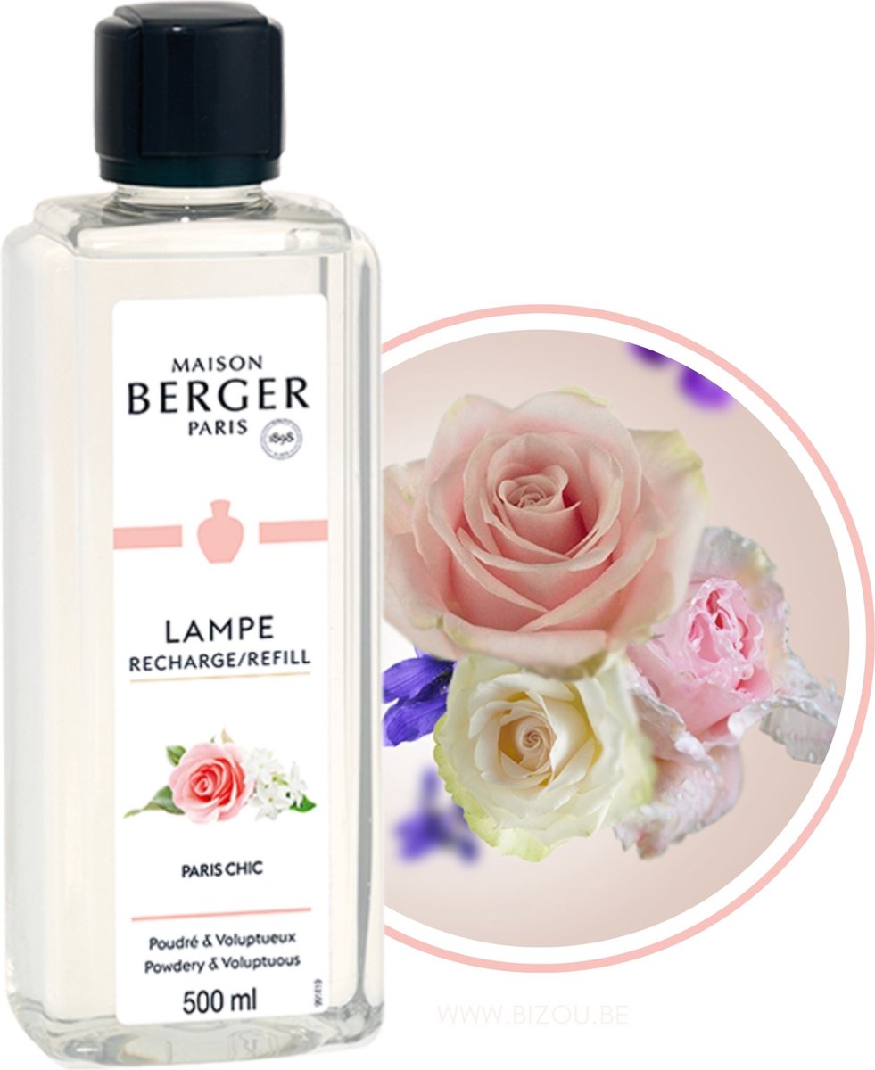 Lampe berger navulling - fleurs - paris chic 500ml