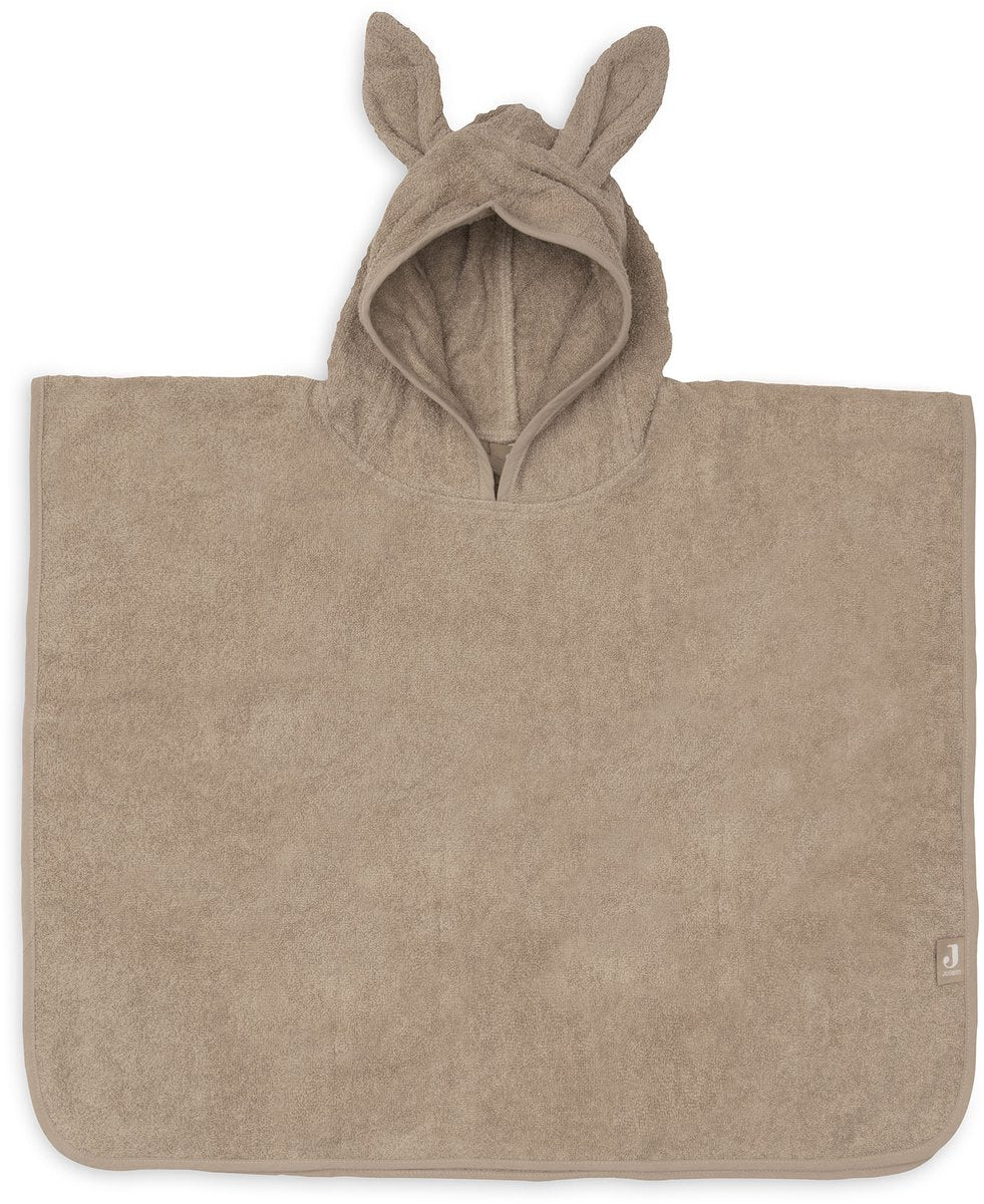 Jollein badponcho badstof milky coffee