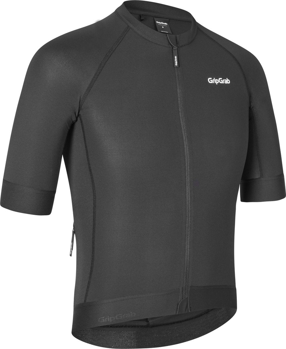 Gripgrab - pacr fietsshirt korte mouwen zomer wielrenshirt cycling jersey - zwart - heren - maat xxl