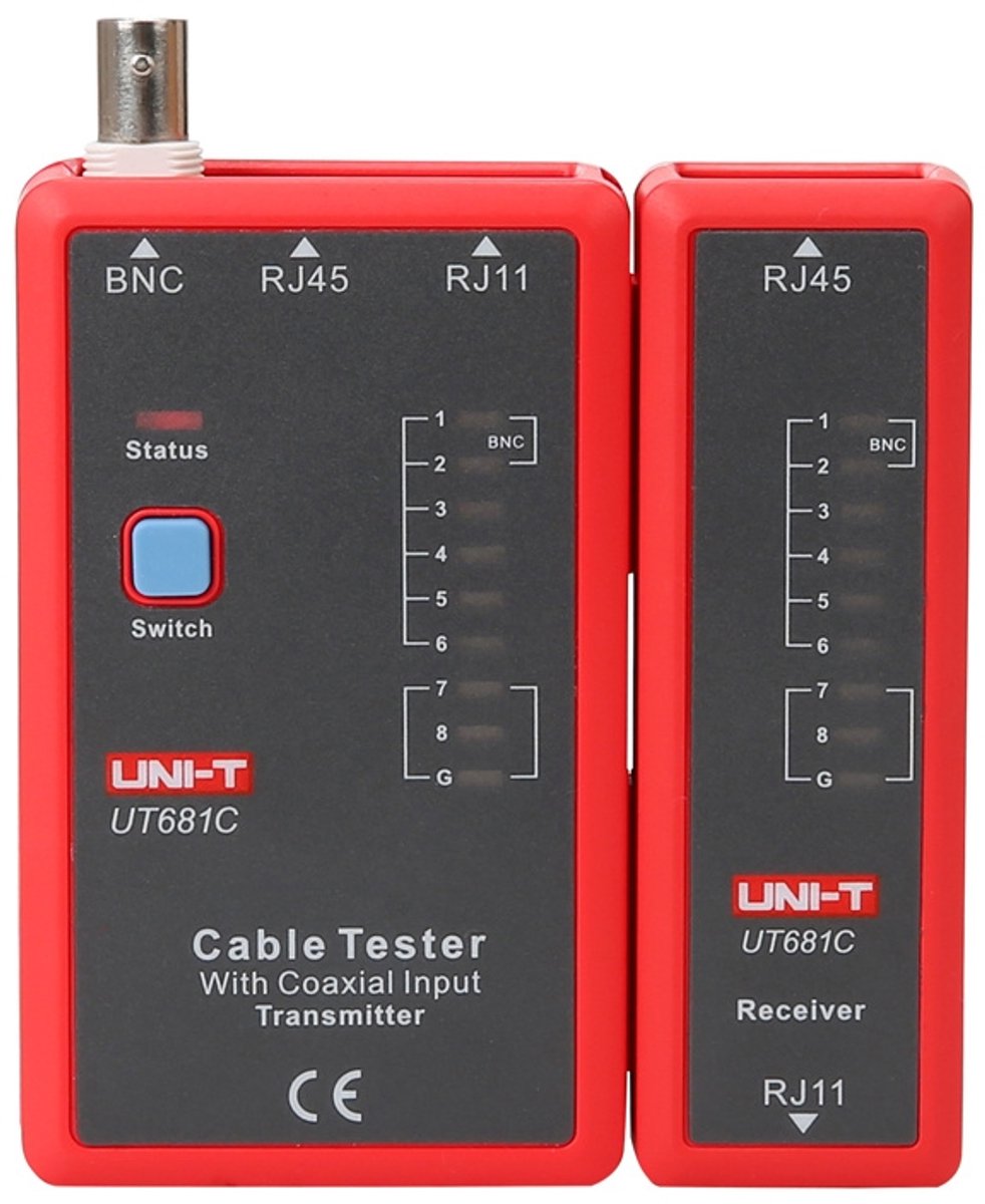 Uni-t ut681c – lan kabeltester netwerk kabel tester