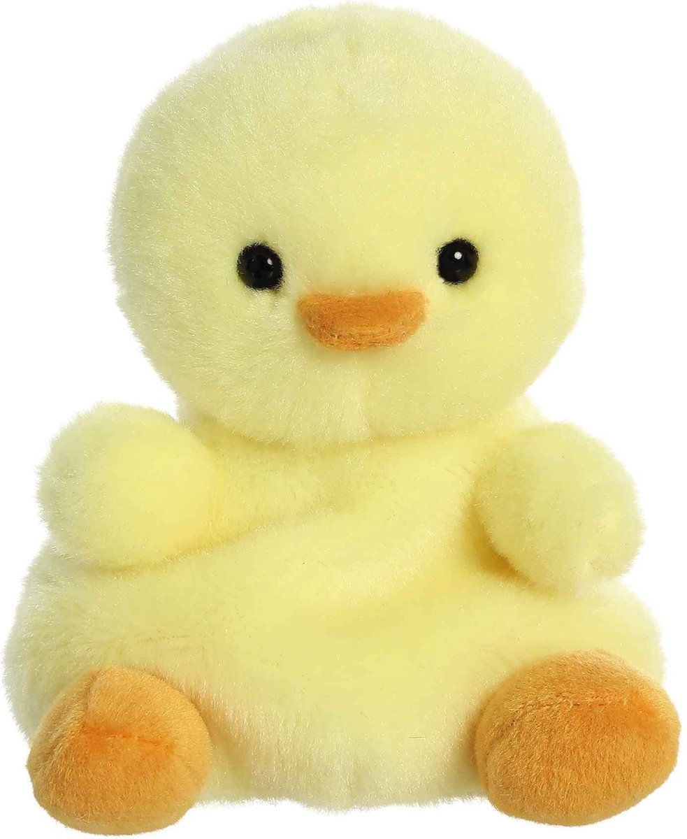 Aurora palm pals kuiken knuffel 13 cm