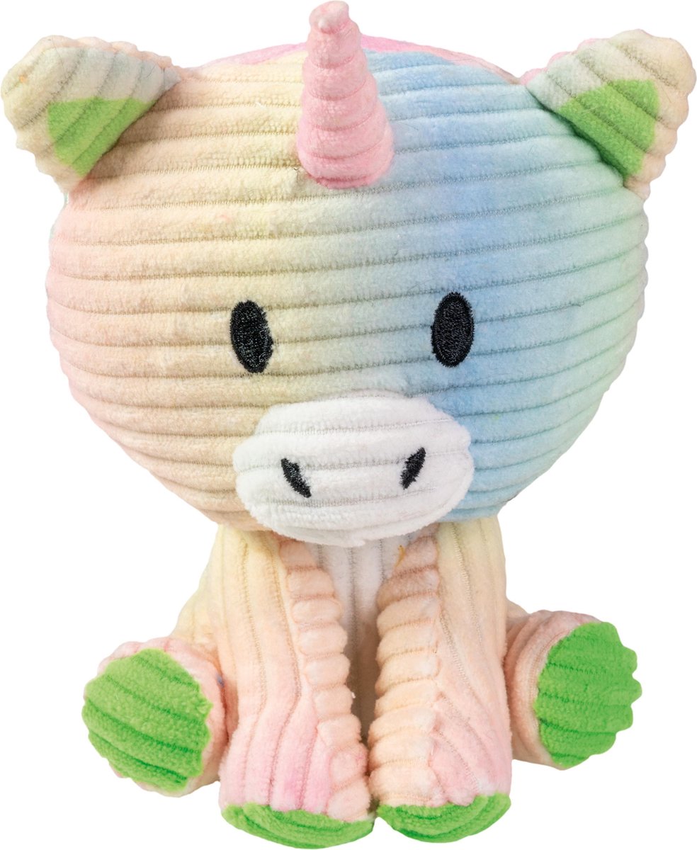 Lumo Stars Knuffel Fluweel - Eenhoorn Regenboog, 15cm