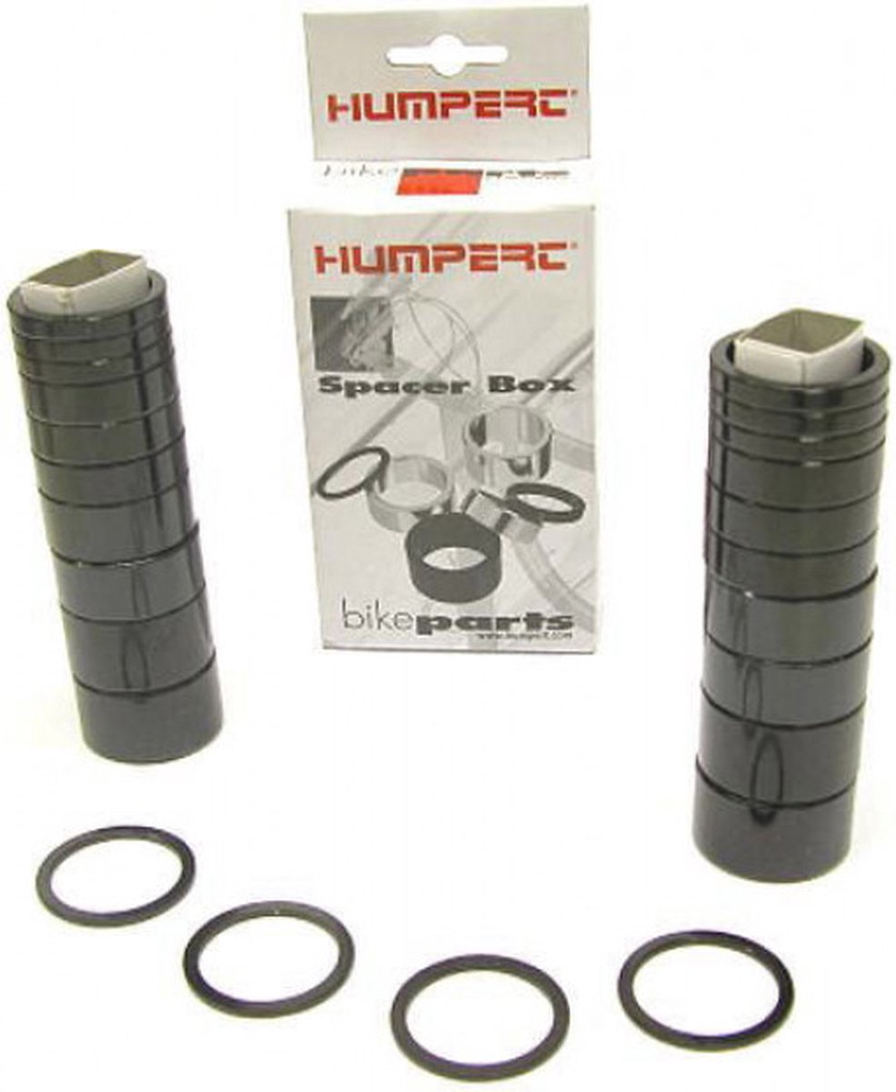 Ahead spacer 1-1 8 - noir (20 pièces)