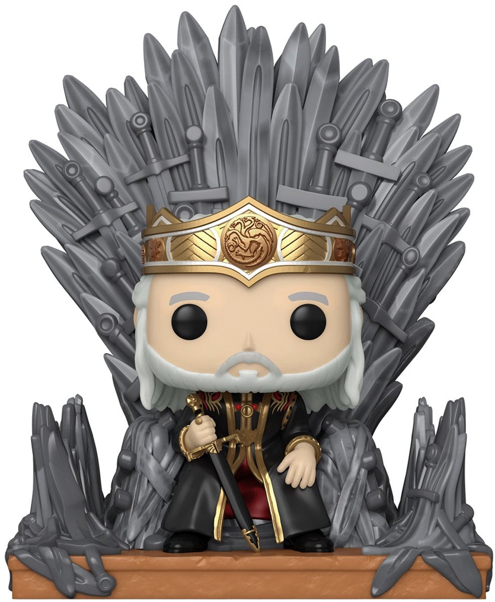 Funko pop deluxe: house of the dragon - viserys on throne - pop #12