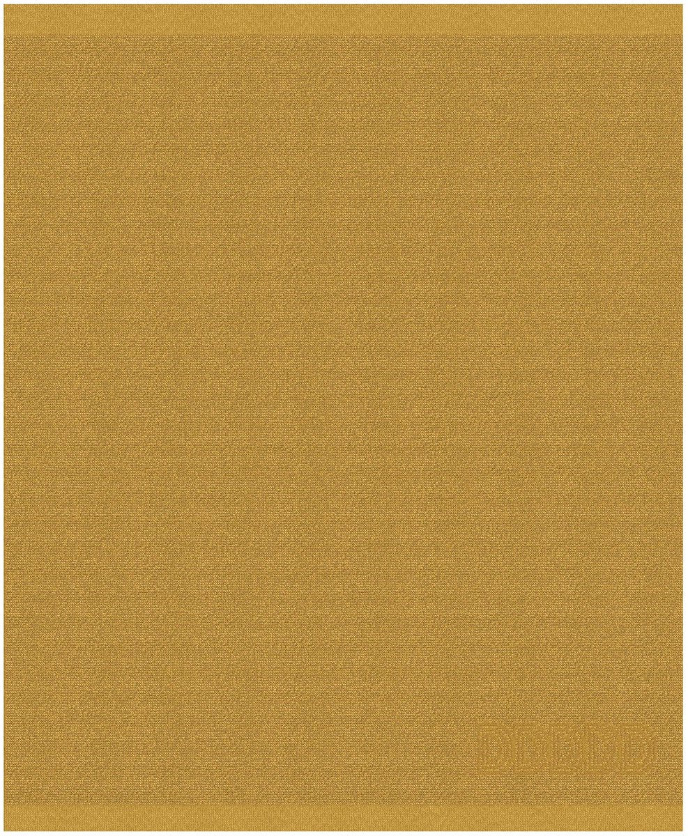 Ddddd - 6x keukendoek - logo - 50x55 cm - okergeel - set van 6 stuks