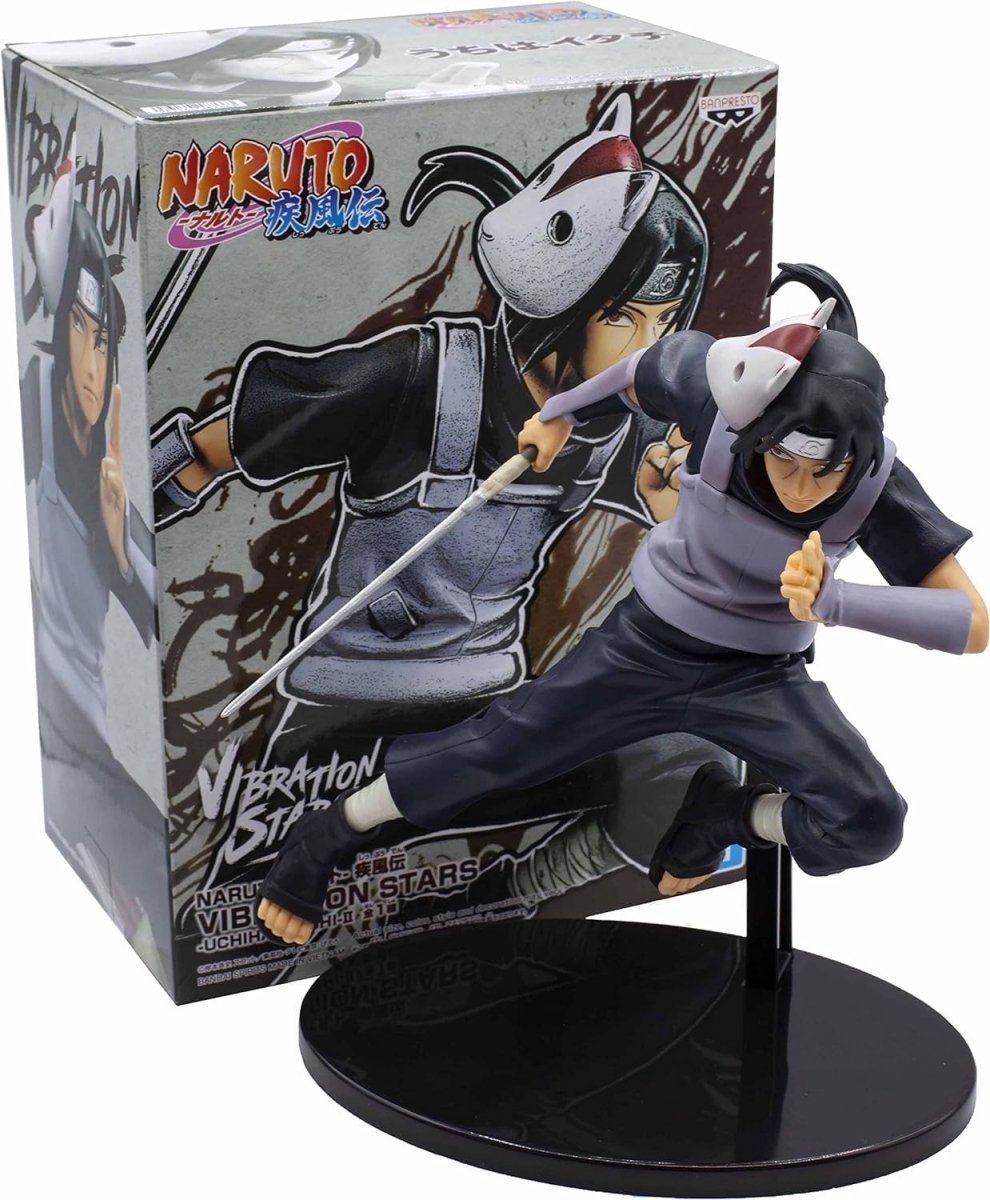 Banpresto co., ltd. naruto shippuden - vibration stars - uchiha itachi ii statue 16cm