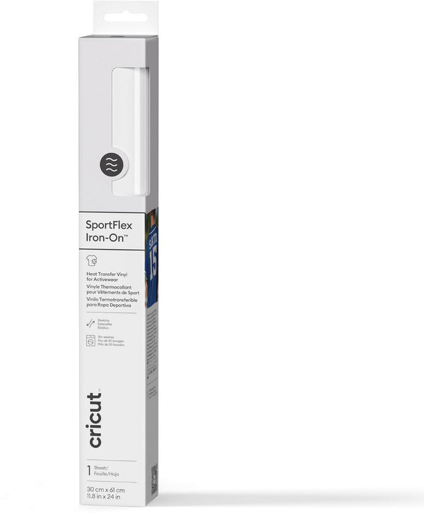 Cricut sportflex iron-on 28x60cm – wit