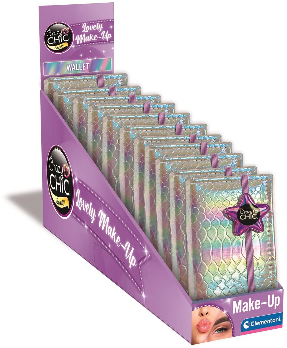 Clementoni gekke chique portemonnee ster met make-up