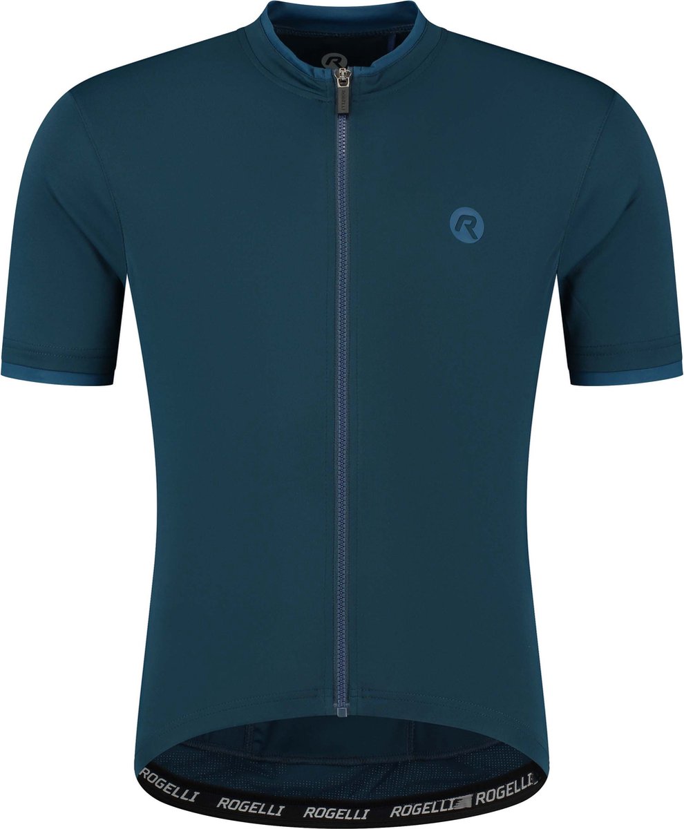 Rogelli essential fietsshirt - korte mouwen - heren - blauw - maat 3xl