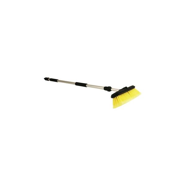 wasborstel met telescopische staal 95-160 cm geel