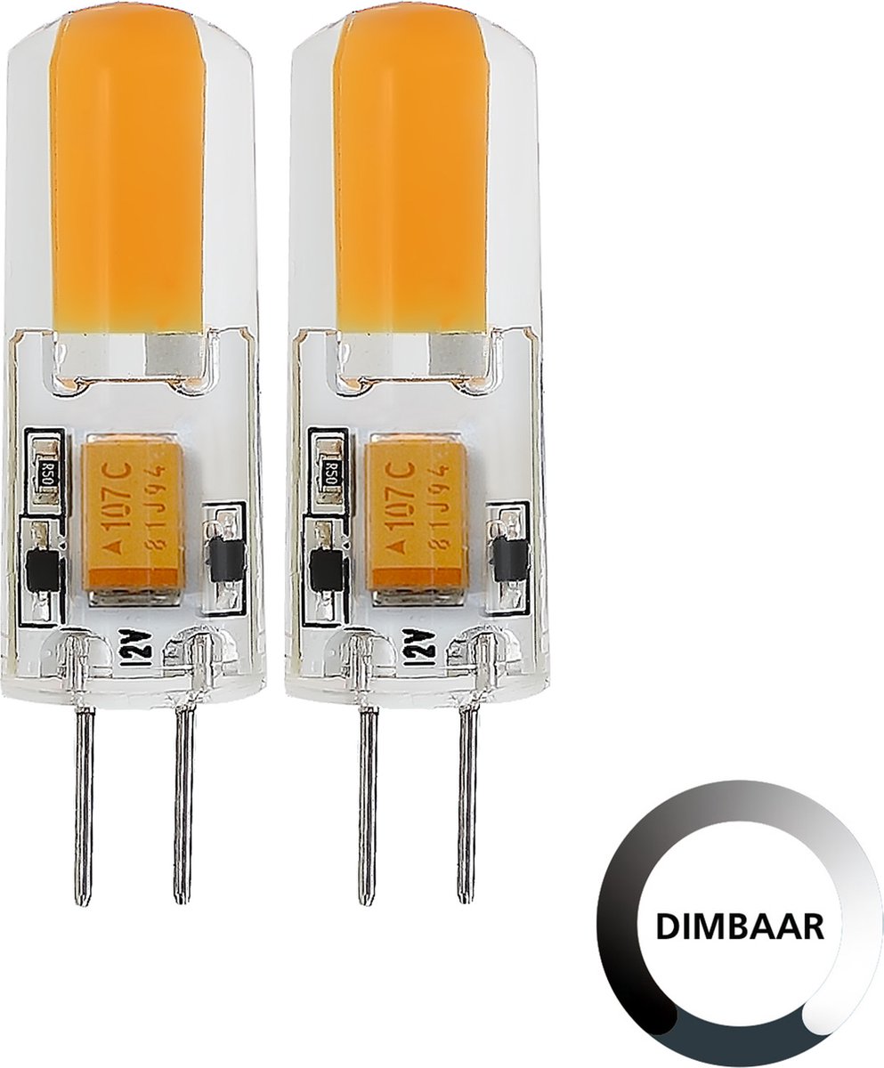 Eglo led lamp set 2 stuks - g4 - ø 1 cm - dimbaar - 1,8w - 2700k