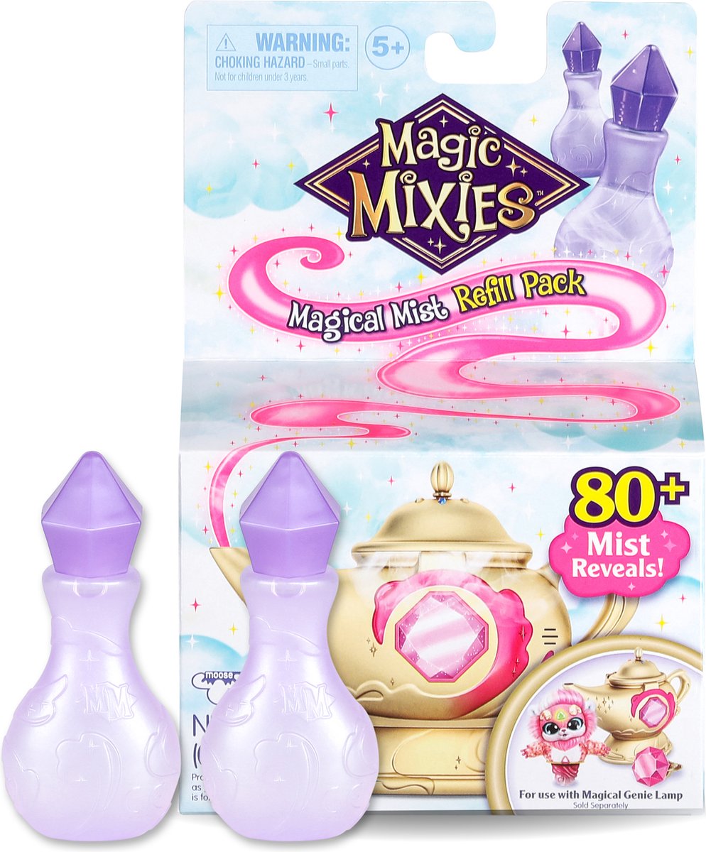 Moose toys magic mixies magische wonderlamp - bio mist navulverpakking