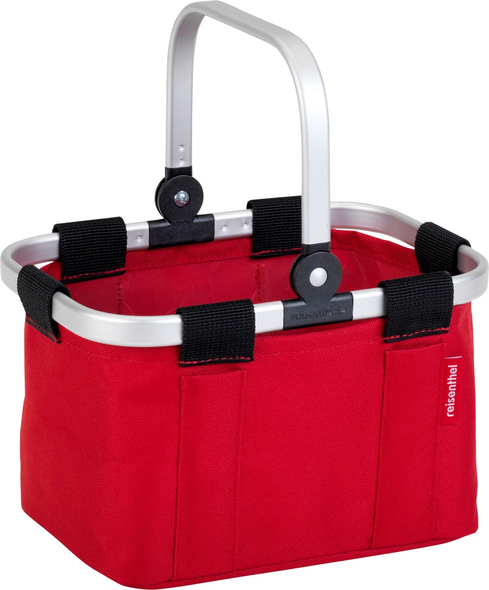 Klein toys reisenthel boodschappenmand - incl. opklapbaar handvat en stabiliserende zijverstevigingen - rood