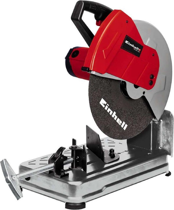 Einhell metaalsnijmachine tc-mc 355 (2.300 w - 4.000 min - zaagschijf ø 355 x 25,4 x 3,2 mm - instelbare hoogteaanslag - zaagbladbevestiging - kleminrichting met snelsluiting - extra handgreep)