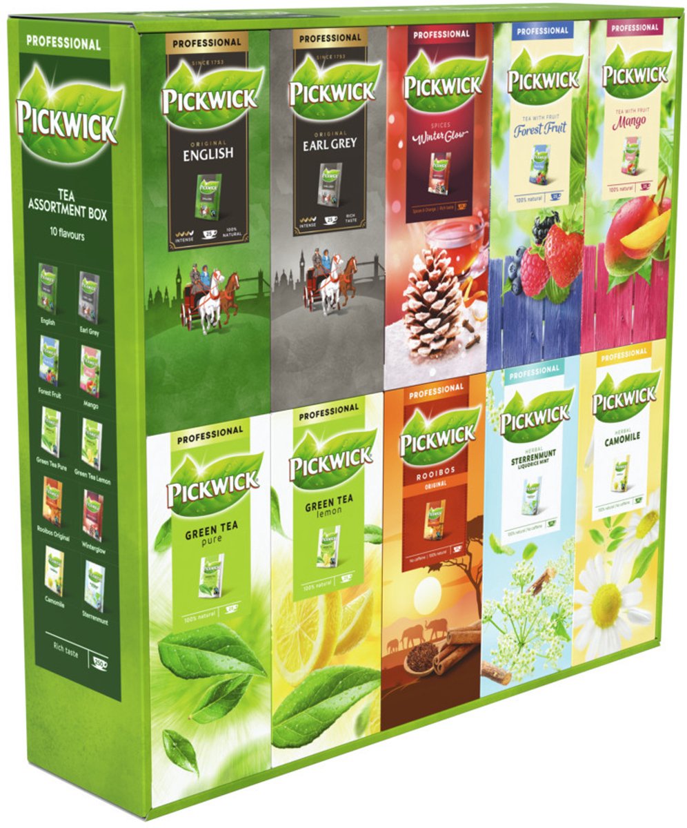 Pickwick thee combibox 10x25 zakjes