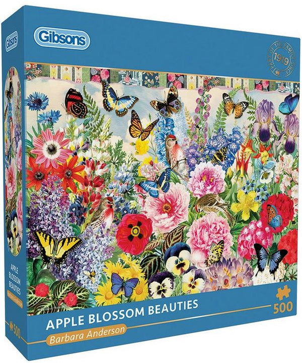 Gibsons - apple blossom beauties (door barbara anderson) - 500 stukjes 48×34cm (b×h) - legpuzzel voor volwassenen