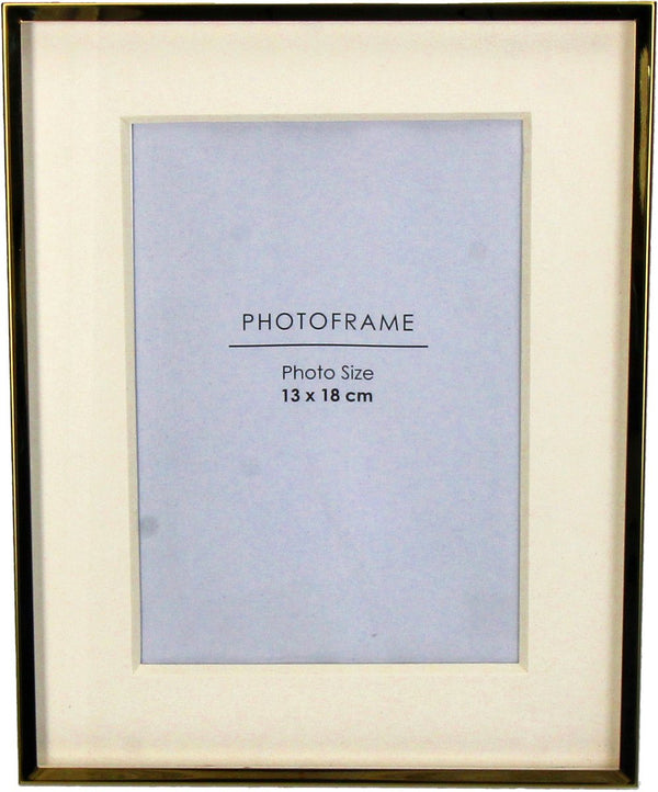 Hd collection fotolijst metaal goud 13x18cm