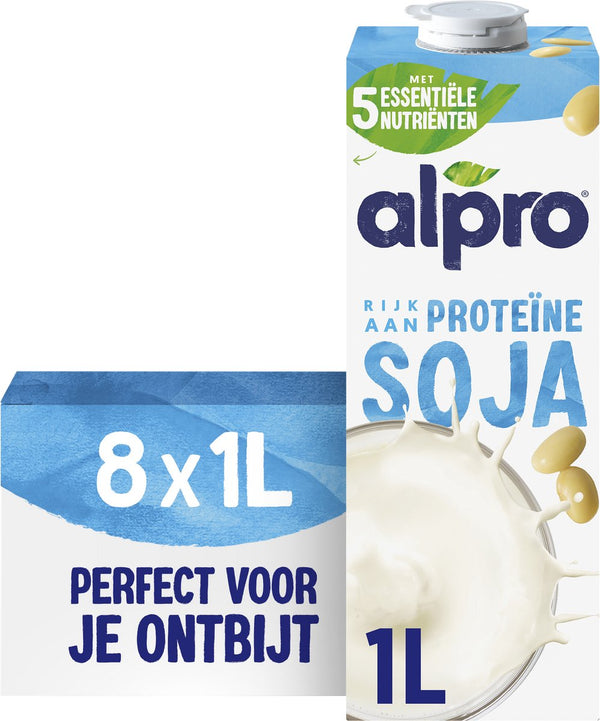 Alpro sojadrink houdbaar - 8 x 1l