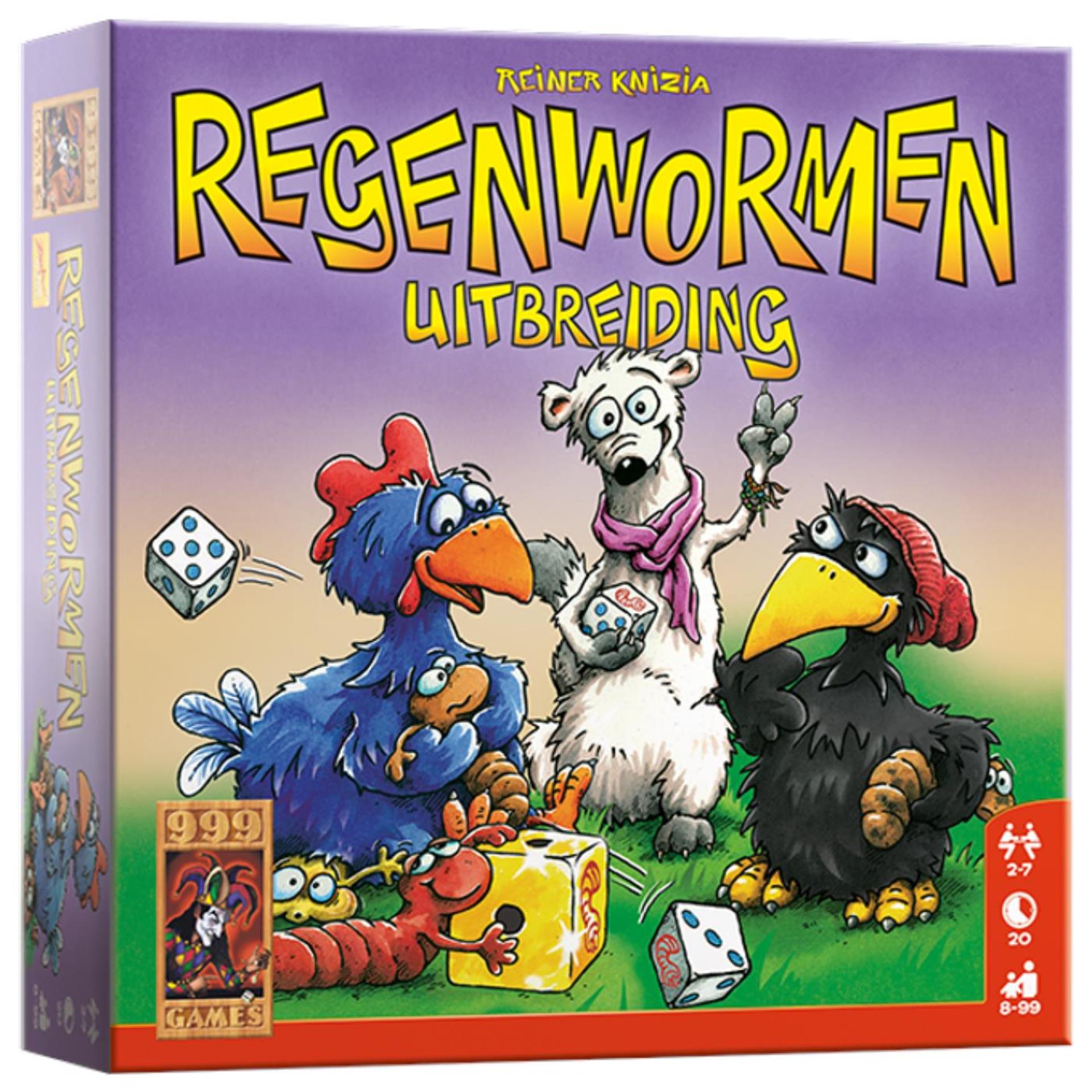 999Games Dobbelspel Regenwormen: Uitbreiding (NL)