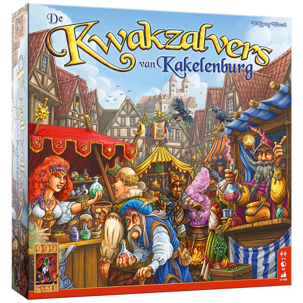 999games 999 games de kwakzalvers van kakelenburg bordspel