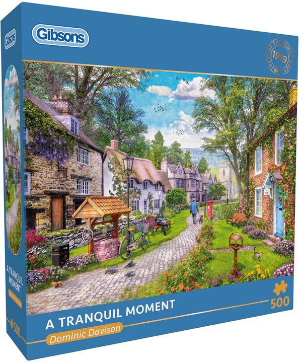 Gibsons - een rustig moment ( a tranquil moment ) - dominic davison - 500 stukjes - 48×34cm - legpuzzel voor volwassenen