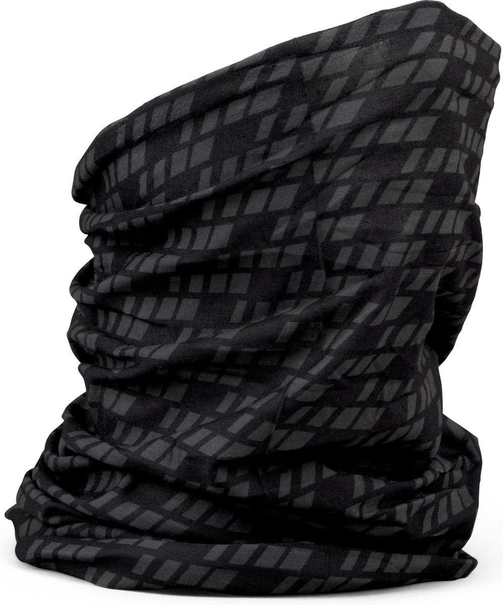 Gripgrab - multifunctional nek warmer wielersport fiets loop sjaal tube halswarmer - zwart - unisex - maat one size