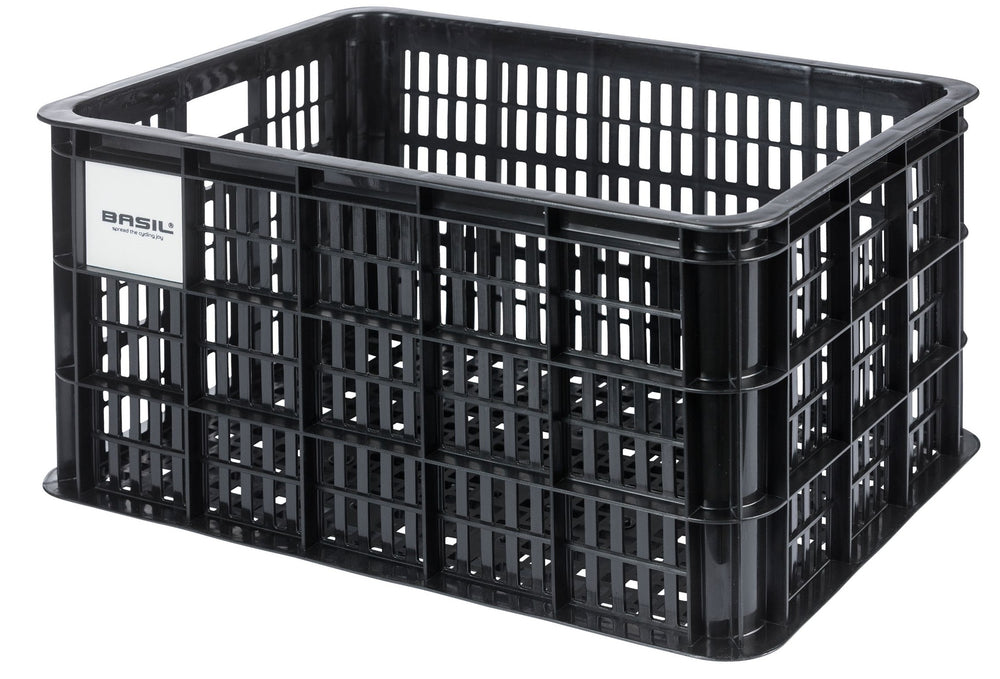 Basil 21170 fietskrat l gerecycled kunststof mik 40l zwart