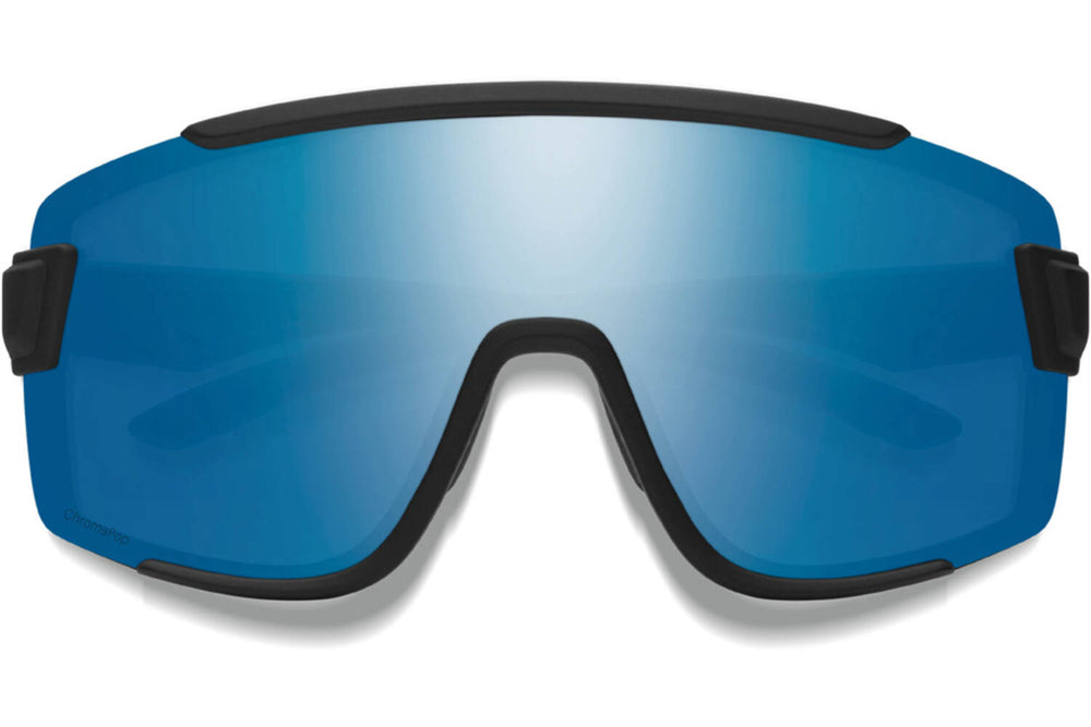 Smith - bril wildcat matte black chromapop gepolariseerde blauwe spiegel