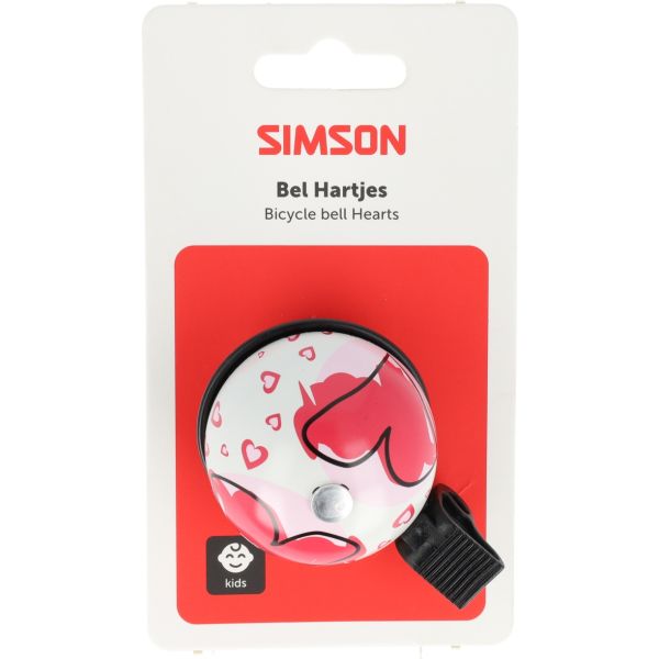 Simson fietsbel hartjes