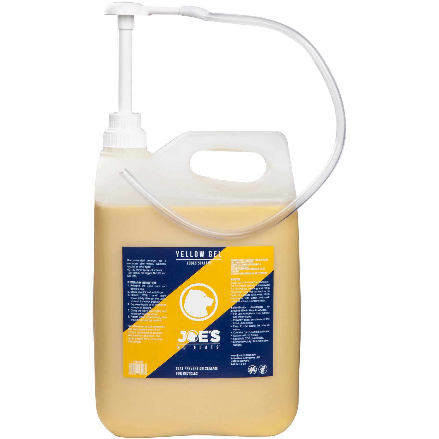 Joe's no flats - mastic gel jaune 5l