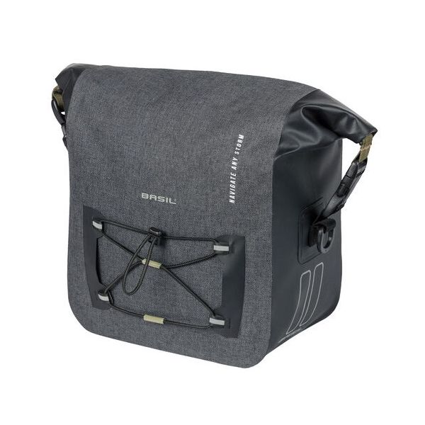 Basil Navigator Storm Handlebar Bag - sporty bike handlebar bag, waterproof, black