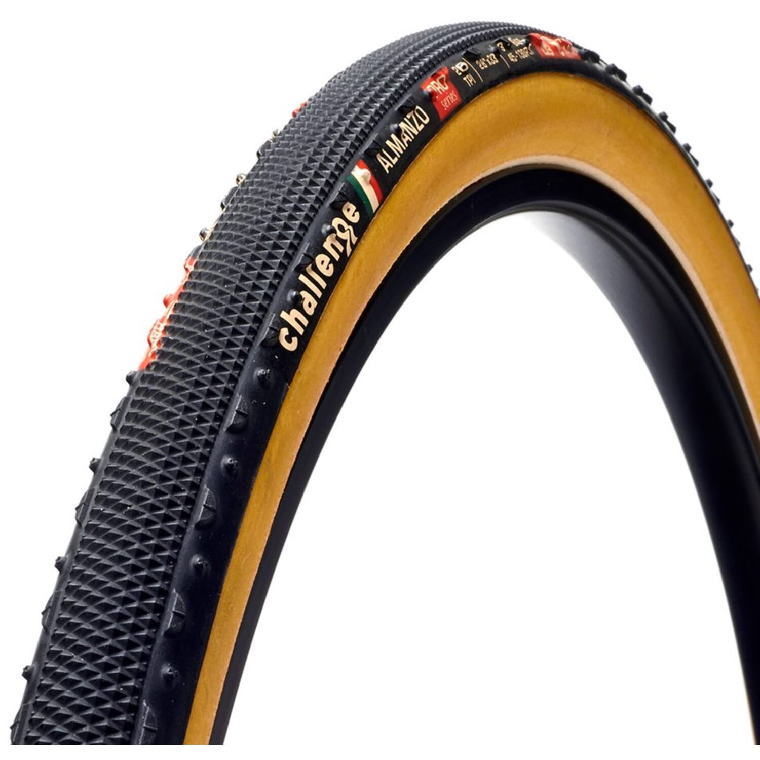 Challenge - almanzo pro handmade tlr 700x33c zwart bruin