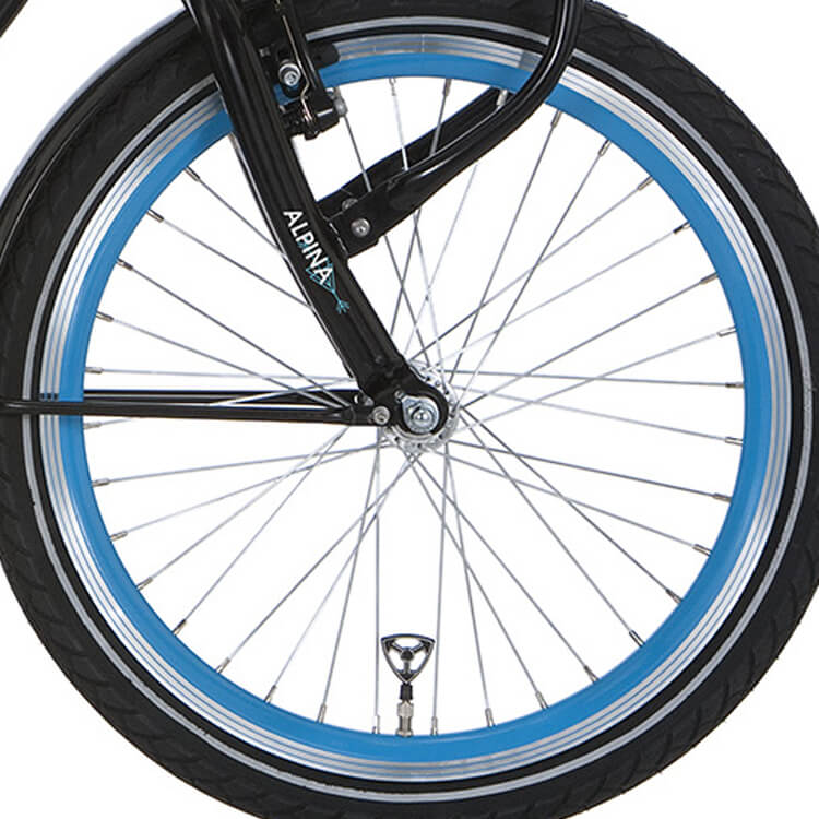 Alpina Voorwiel 22 J19SG zeegroen zink spk