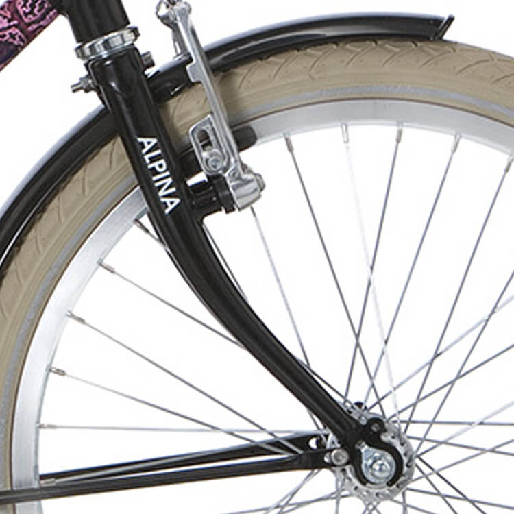 Alpina voorvork 22 Tingle zwart