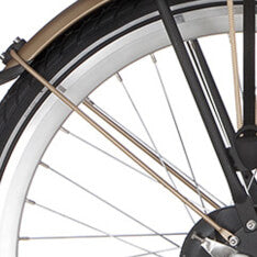 Alpina Spatbordstang achter 26 Curve mat goud