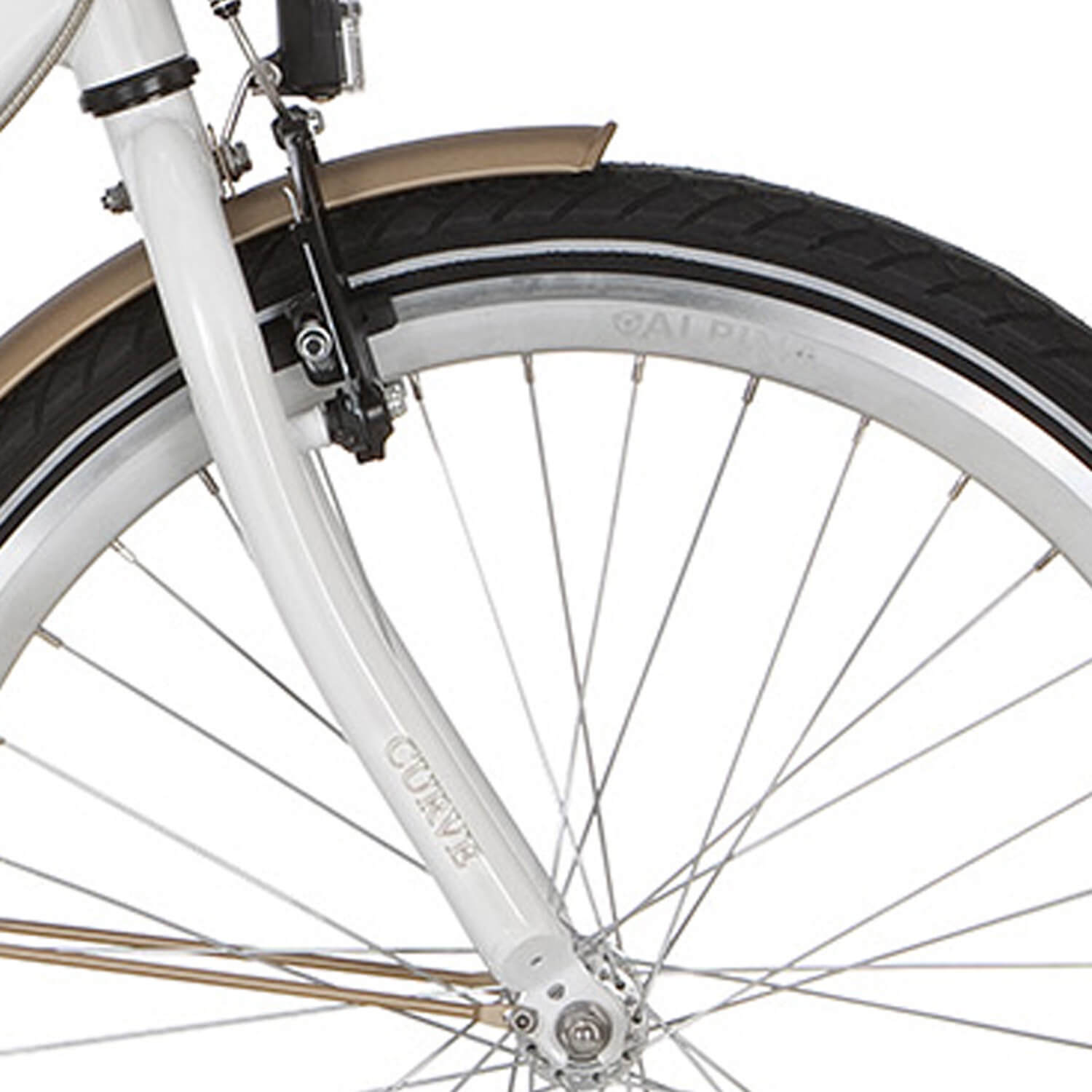 Alpina voorvork 24 Curve wit