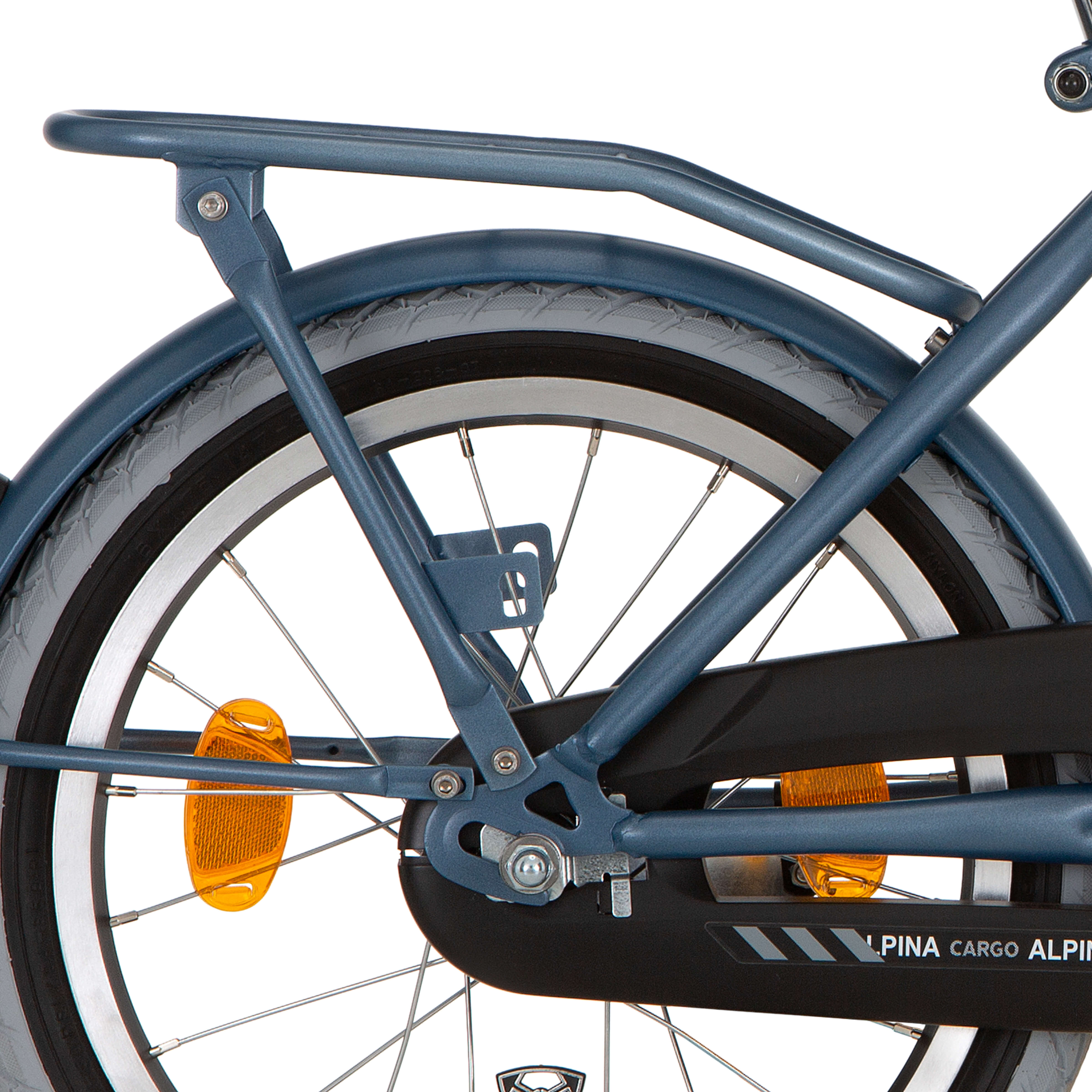 Alpina achterdrager 18 cargo vintage blauw mat