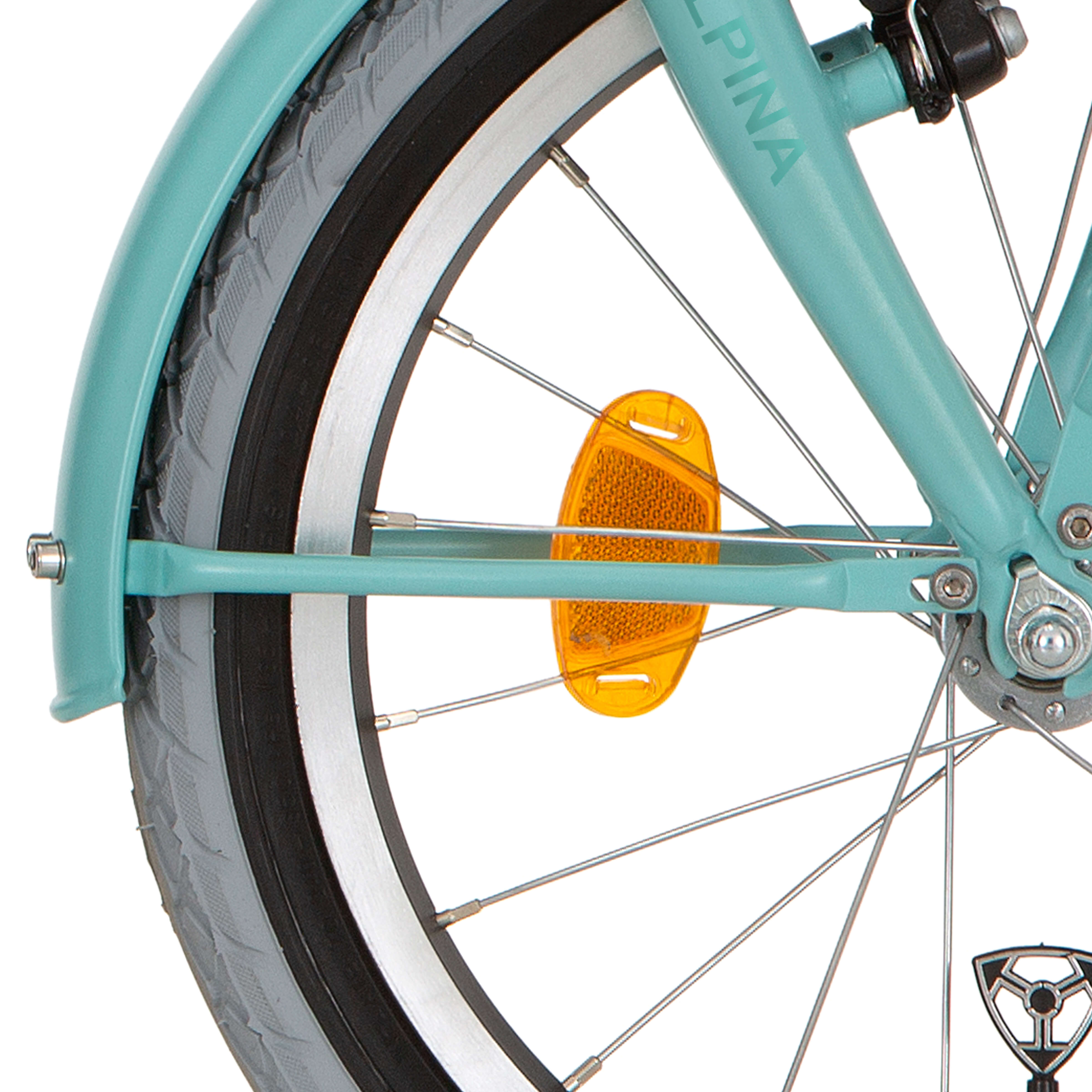 Alpina Spatbordstang set 18 Cargo lichtgroen mat