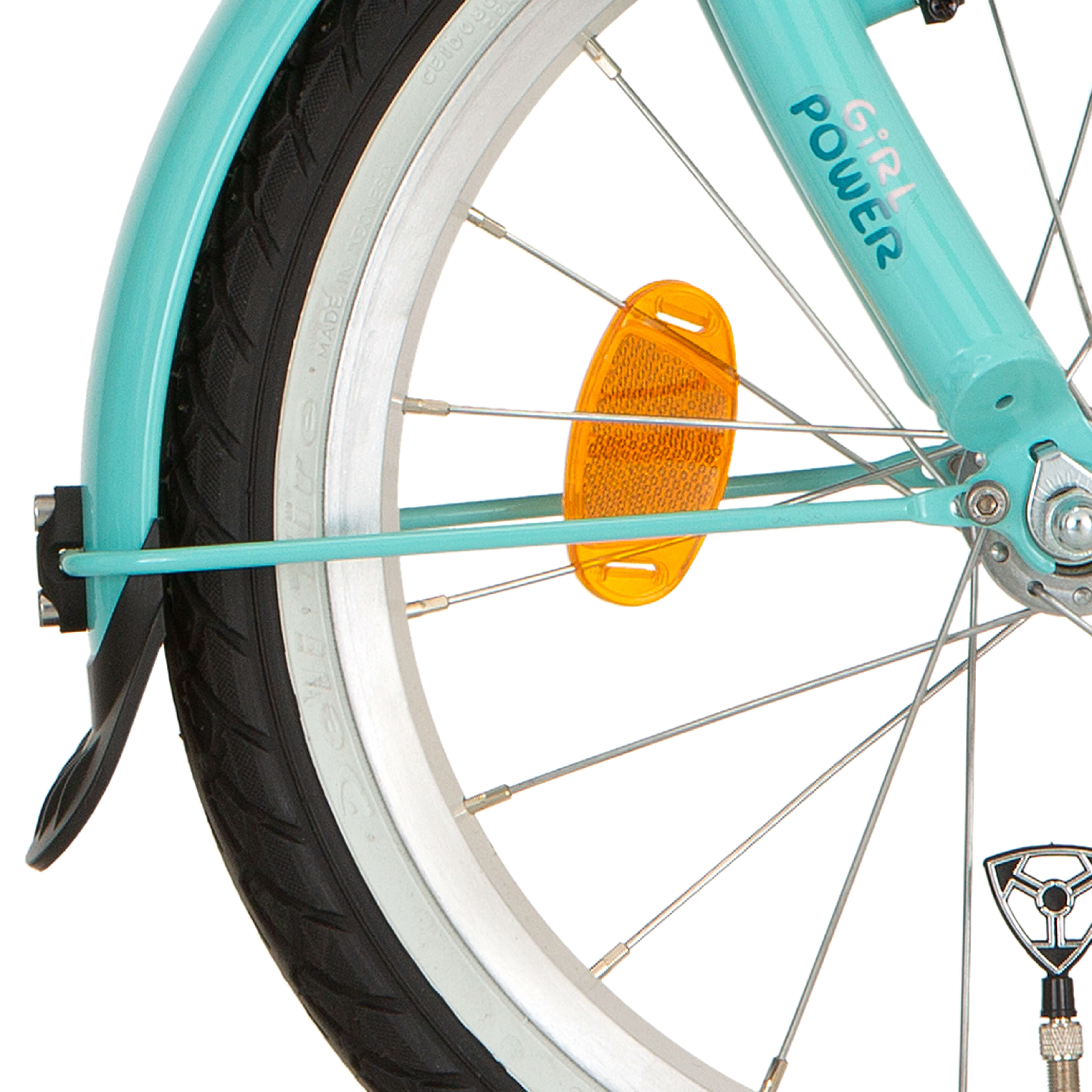 Alpina Spatbordstang set 18 mintgroen