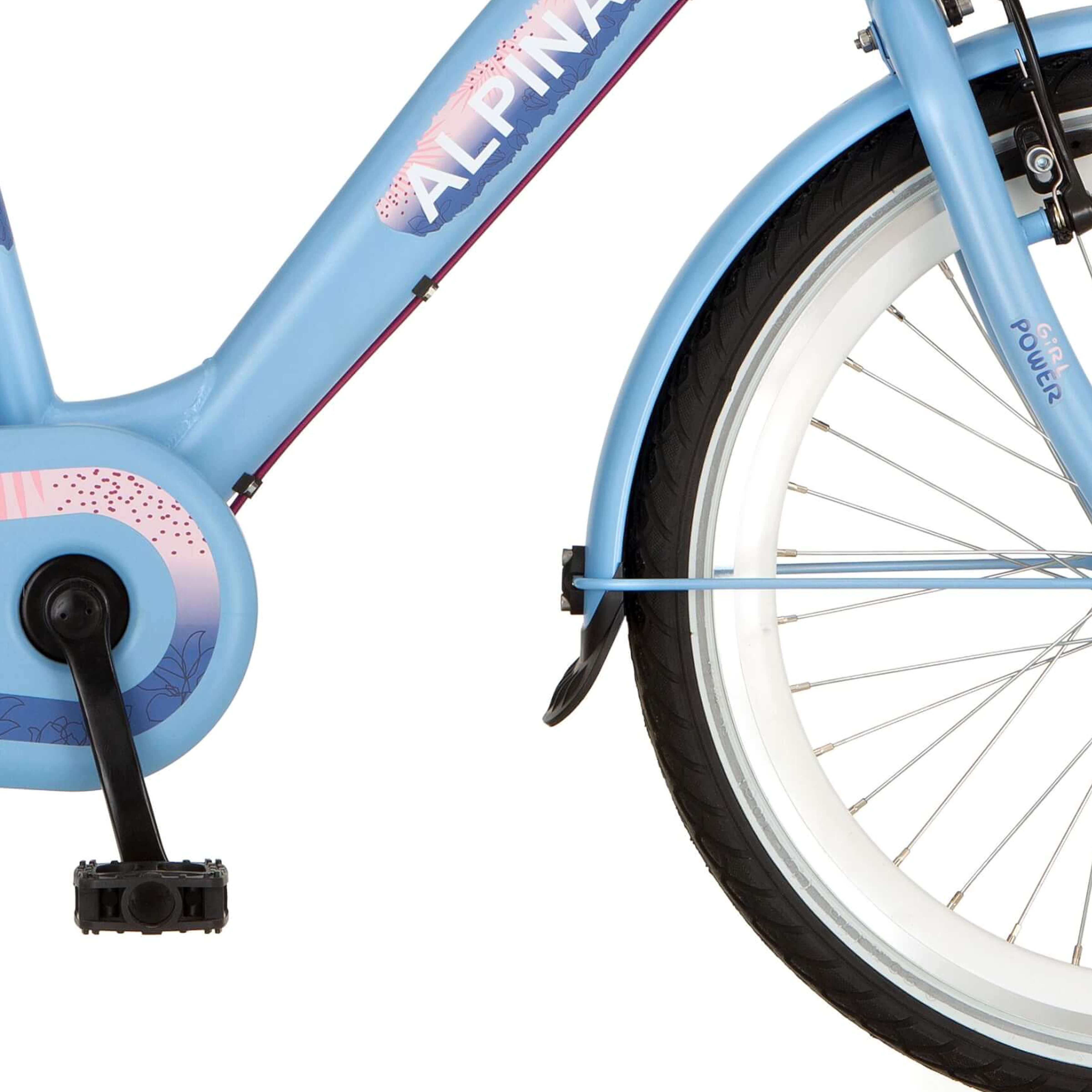 Alpina Spatbordenset 22 Alaska blauw mat