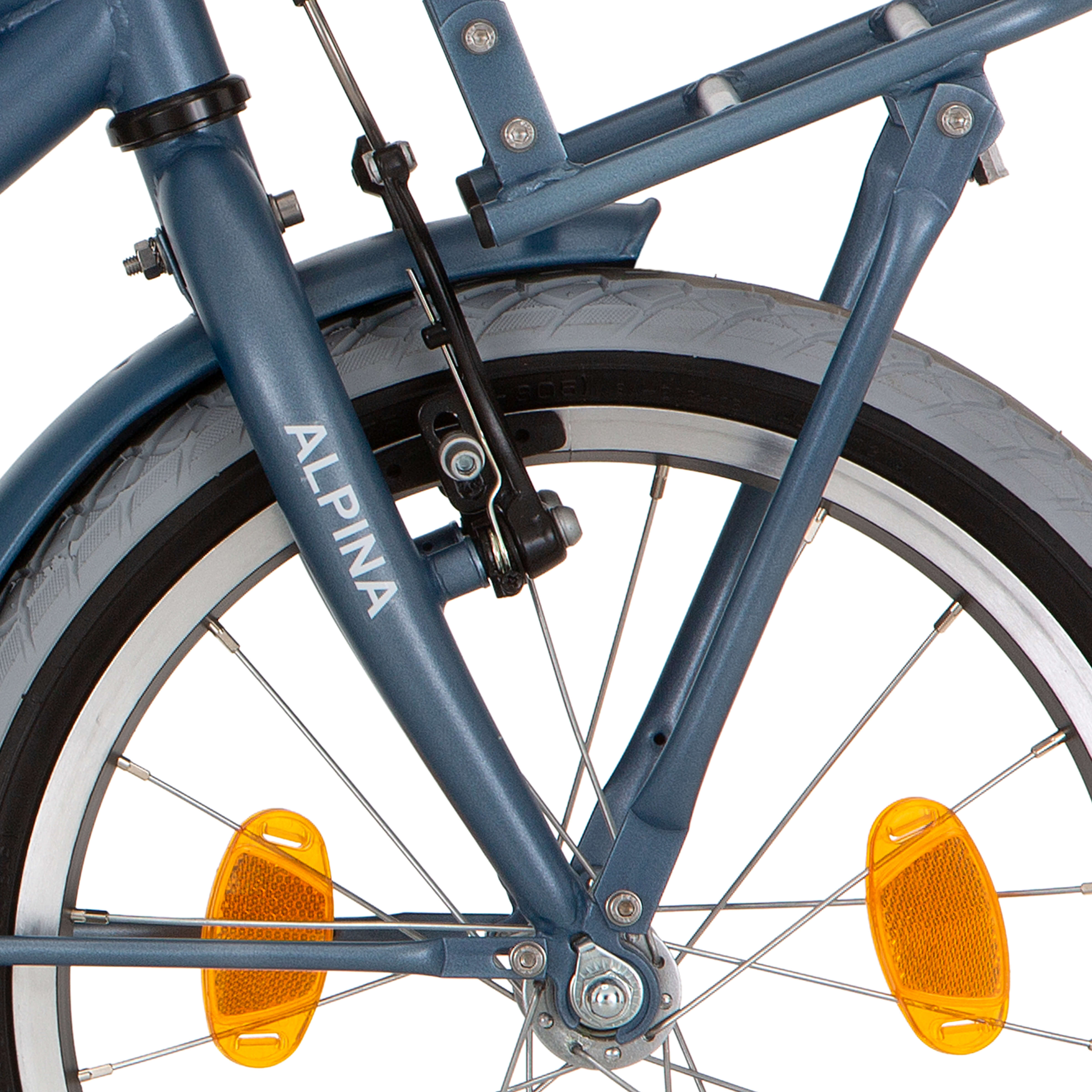 Alpina voorvork 18 Cargo J vintage blauw mat