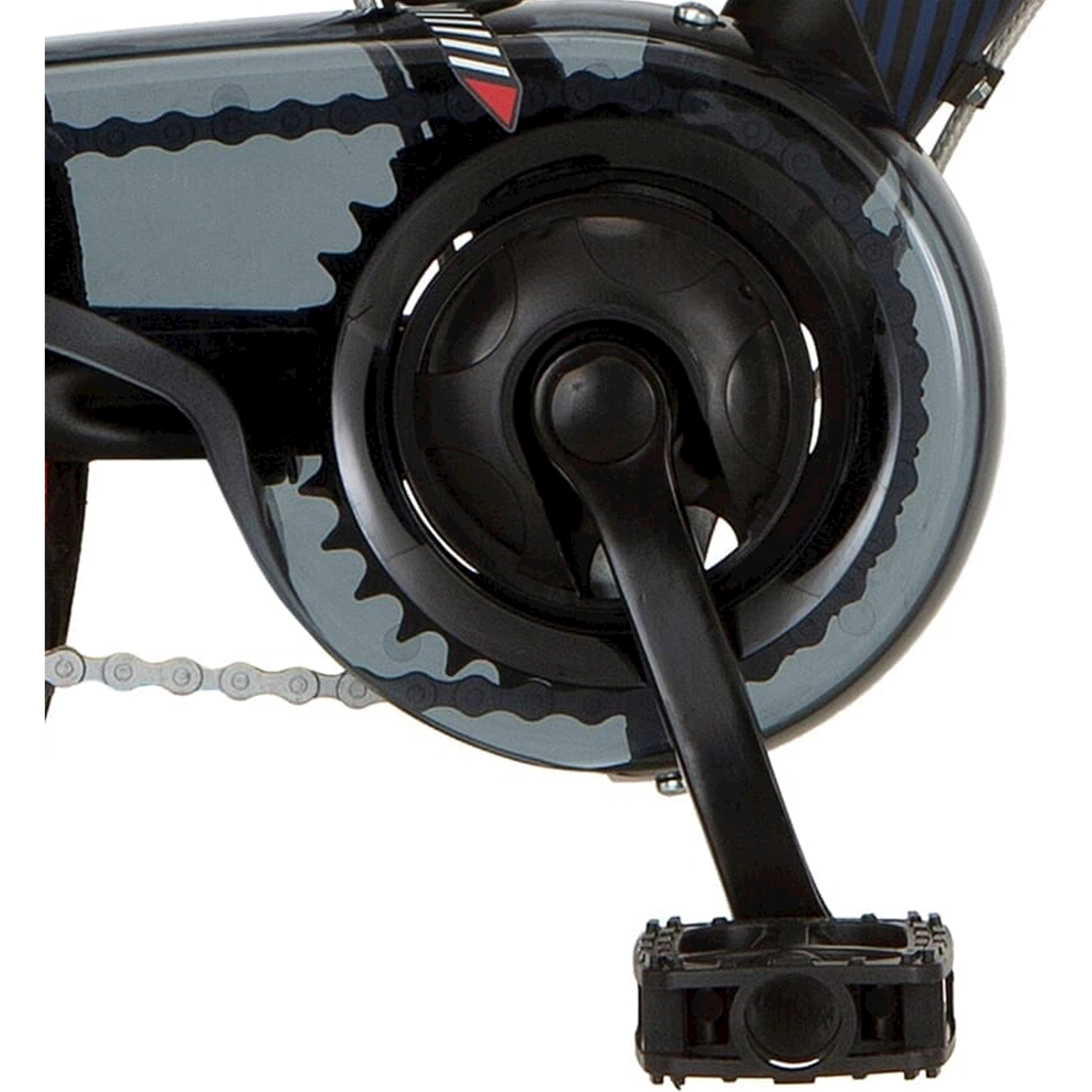 Alpina crankstel 36t 127 mat zwart met schijf