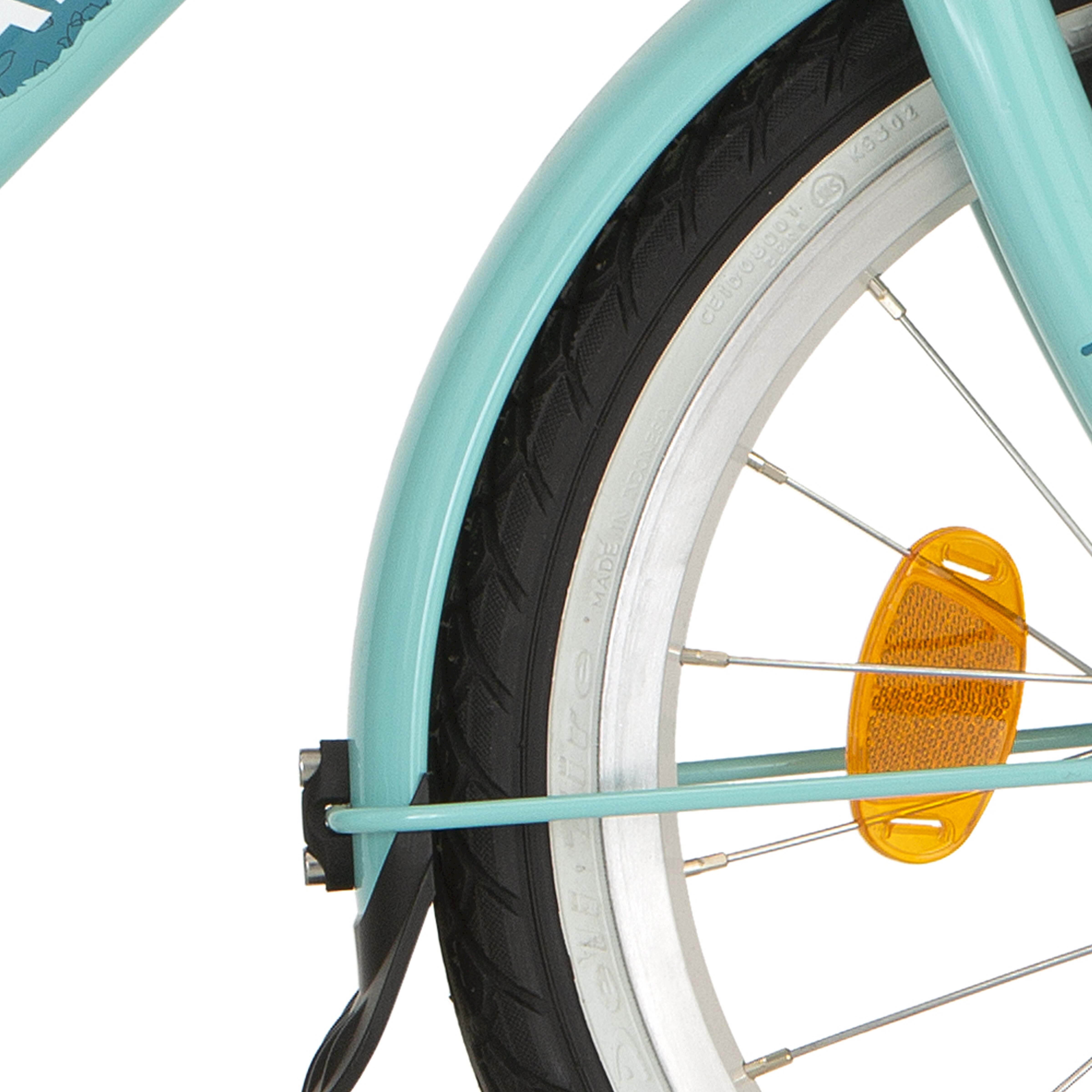 Alpina spatbordenset 16 gp mintgroen