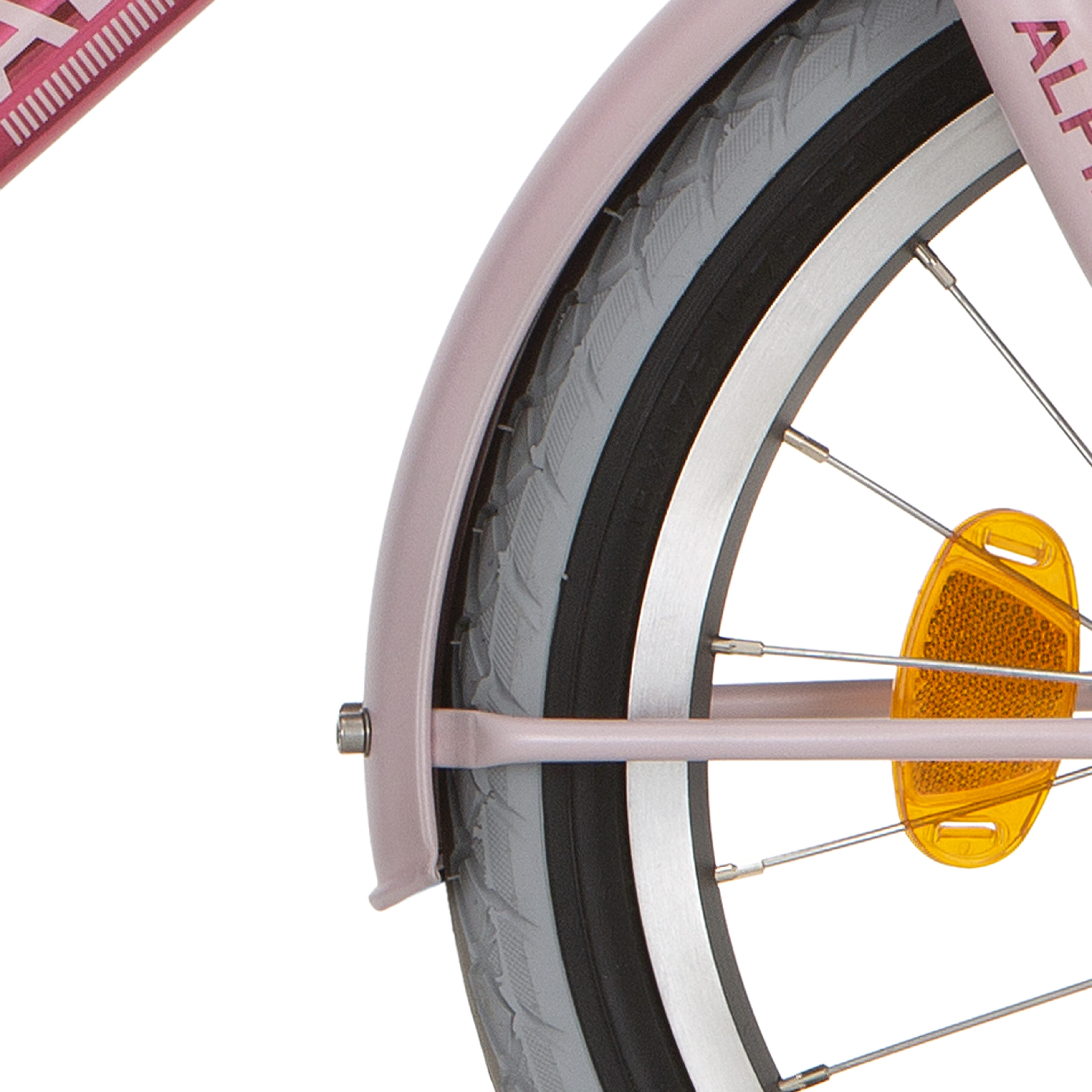 Alpina spatbordenset 16 cargo parelroze met mat