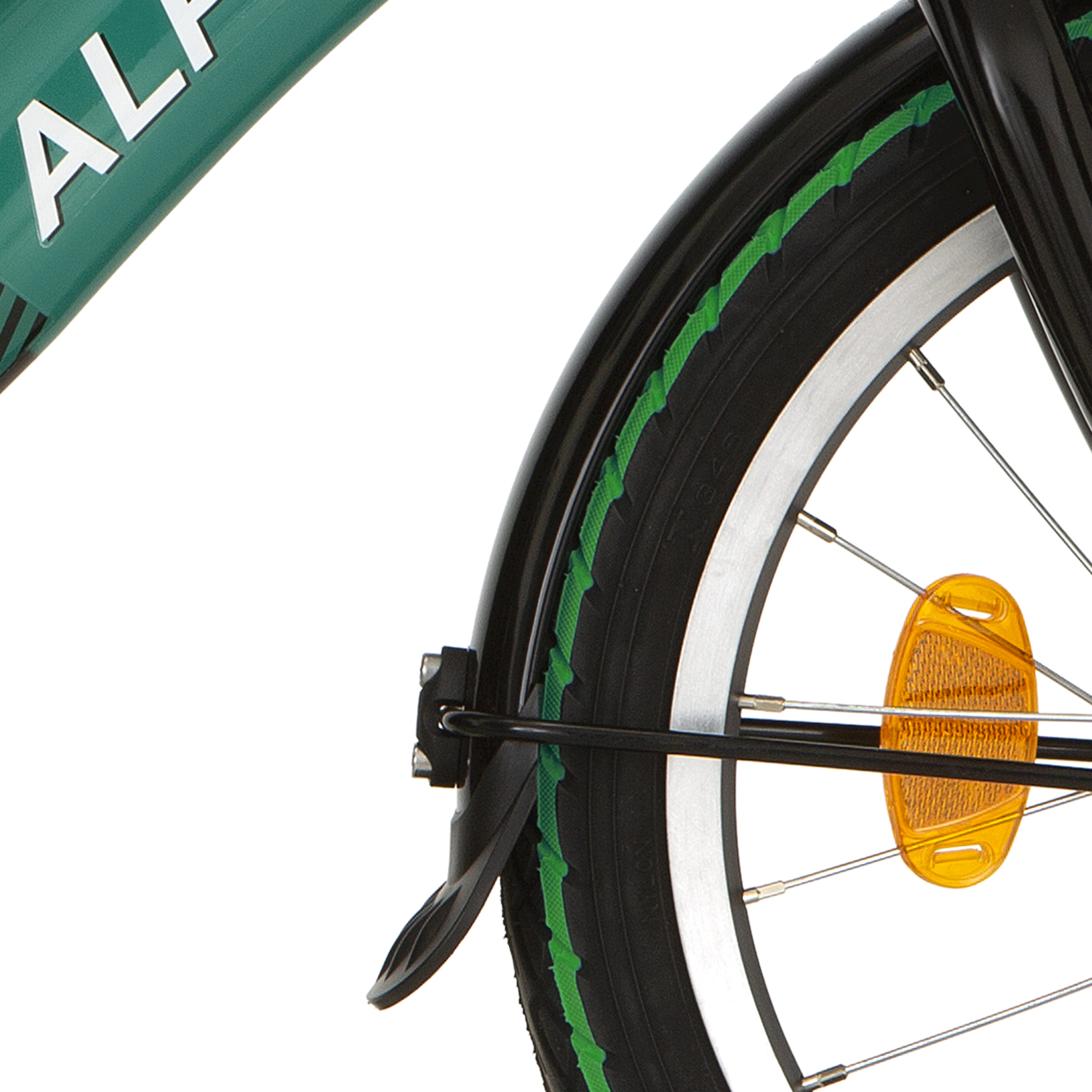 Alpina spatbordenset 16 yabber zwart