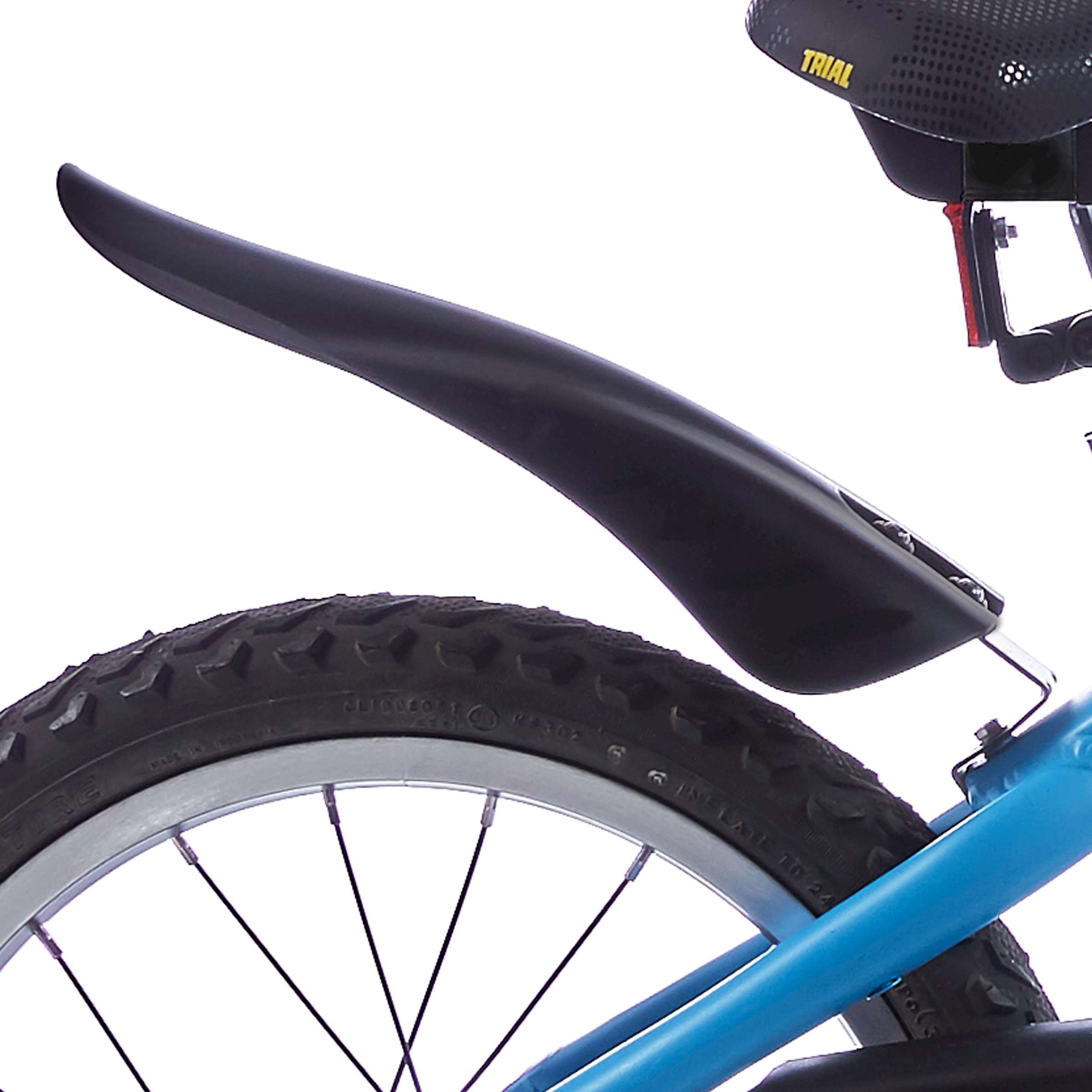 Alpina spatbordset trial 16-18 pvc zwart