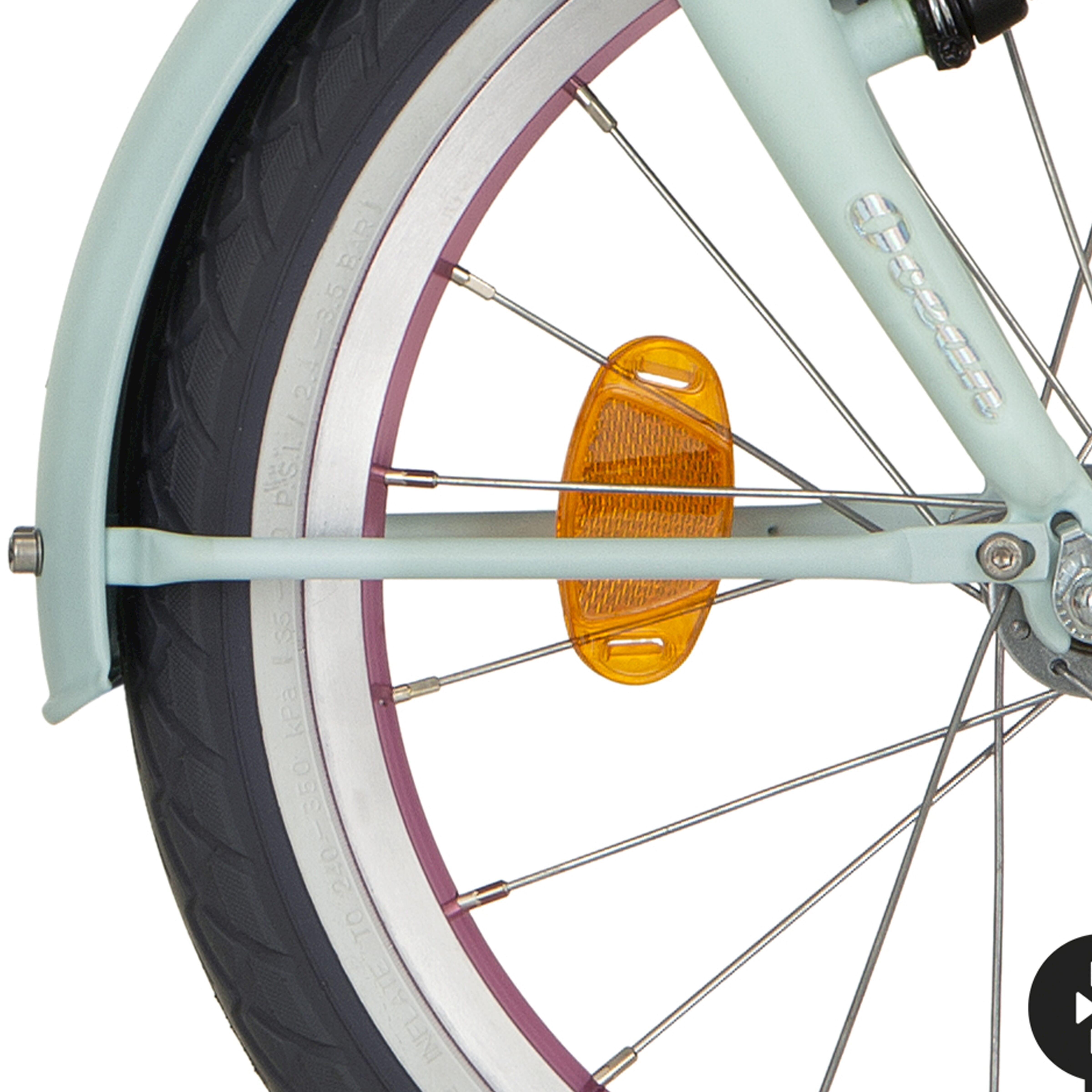 Alpina spatbordstang set 18 ocean glace mint mat