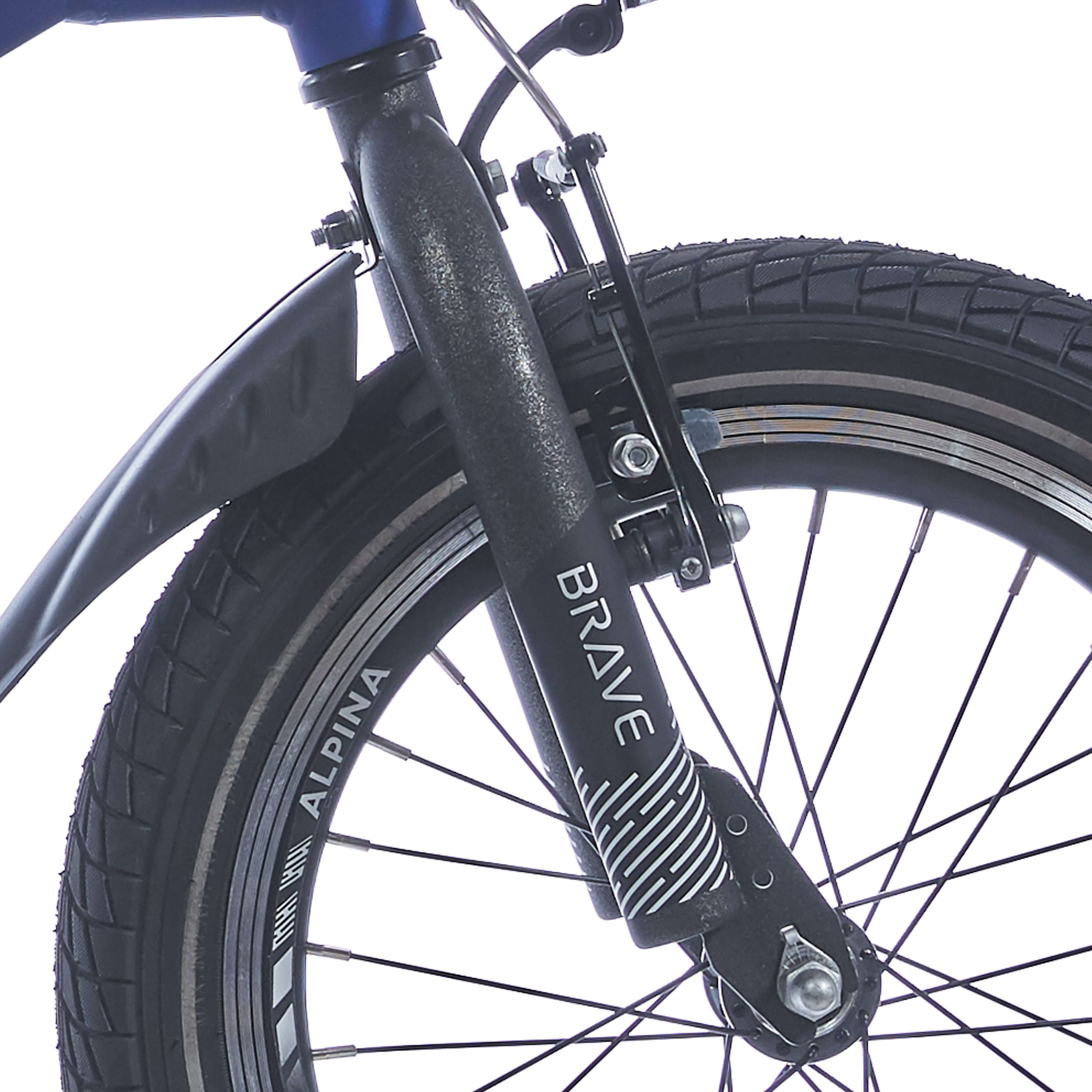 Alpina voorvork 16 Brave Vulcano Zwart mat