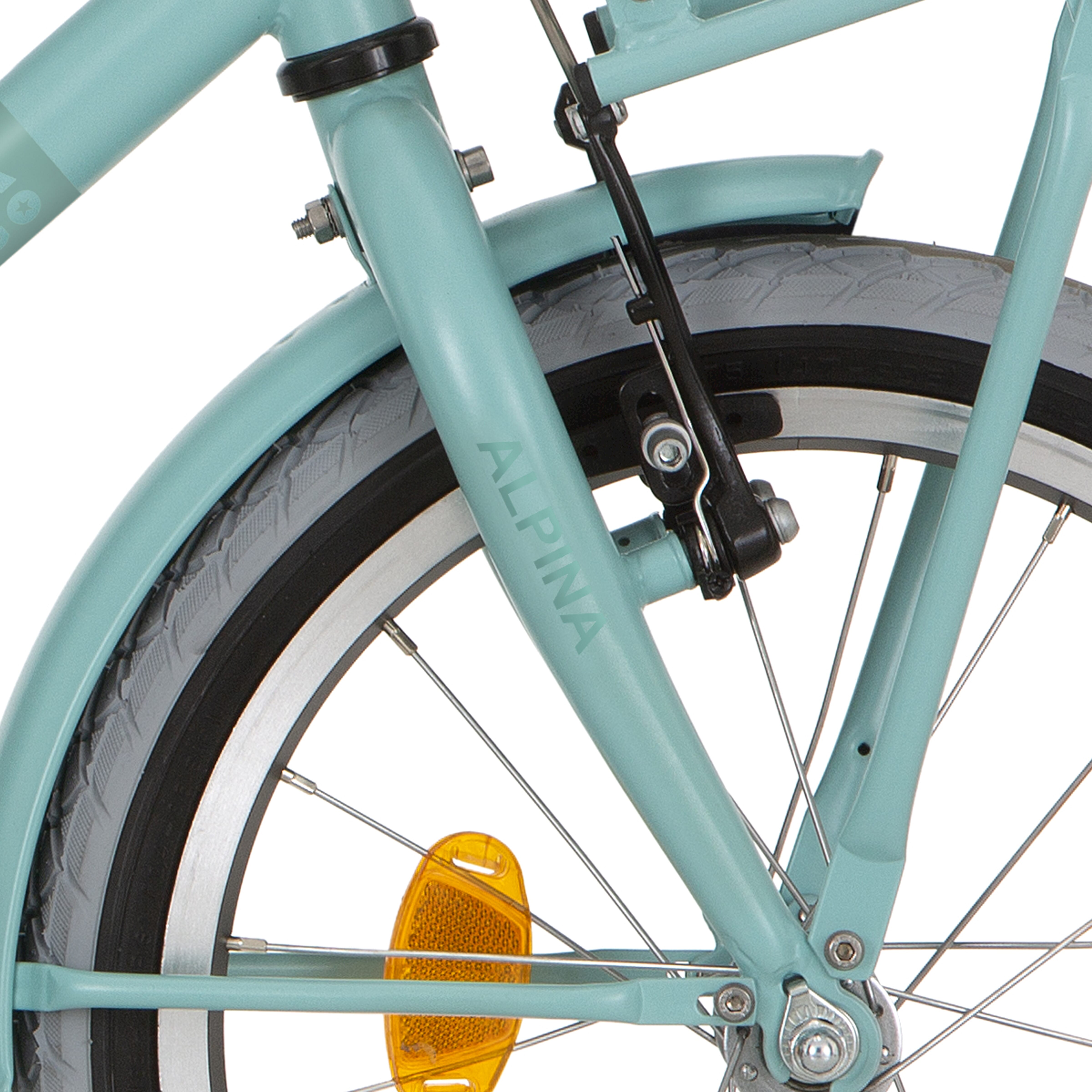 Alpina voorvork 16 Cargo M lichtgroen mat