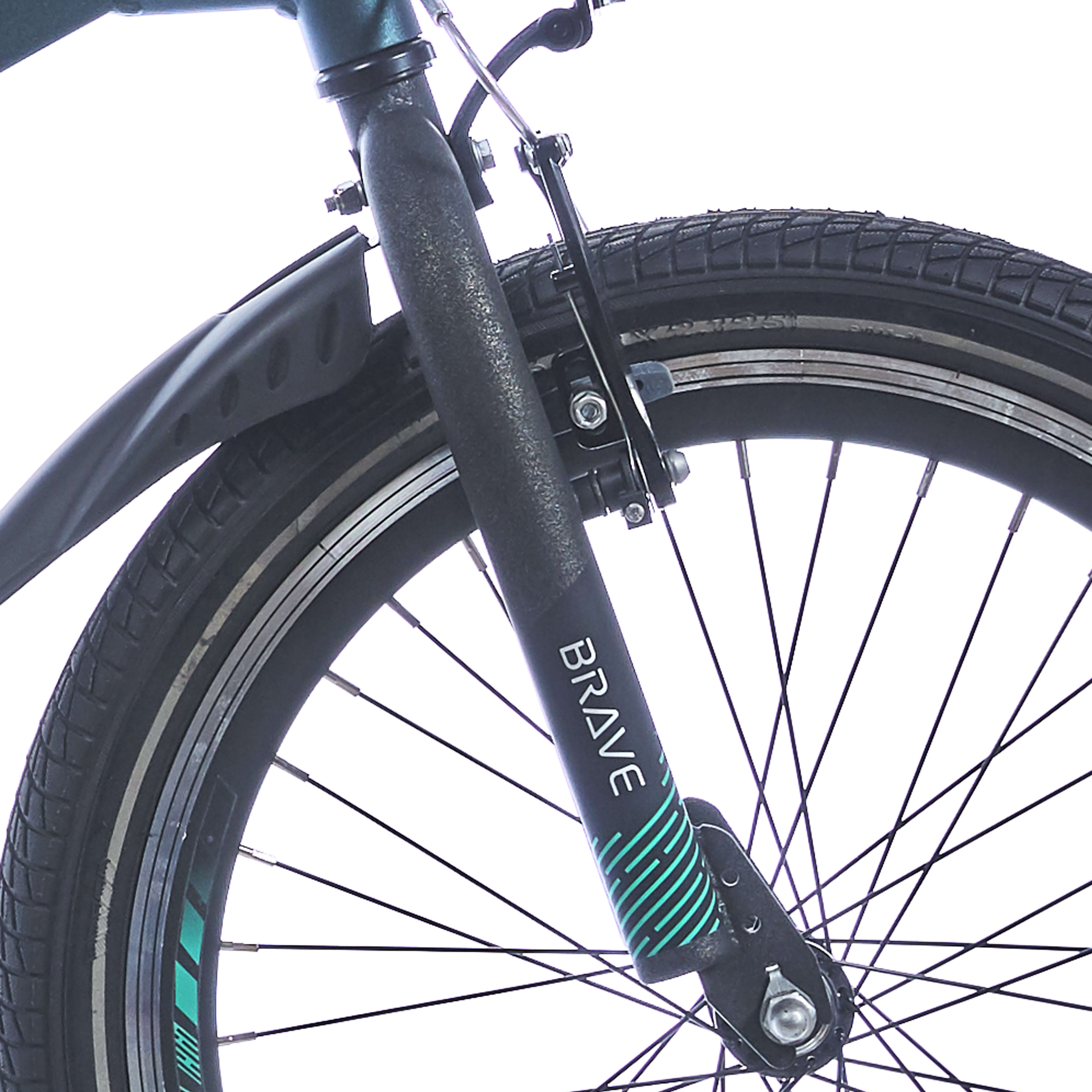 Alpina voorvork 20 Brave Vulcano Zwart mat